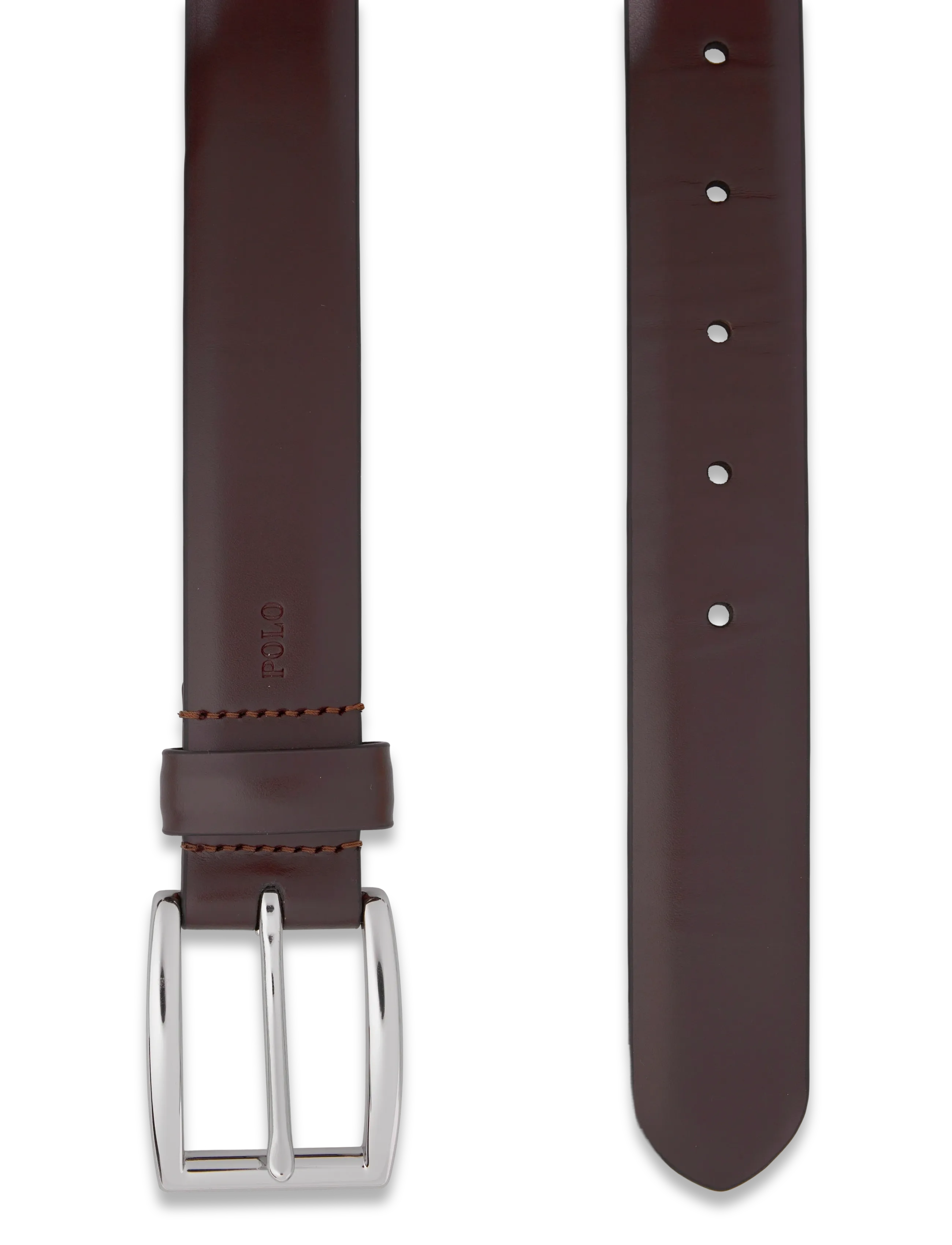 Polo Ralph Lauren - Leather Dress Belt - ceintures classiques - brown - 1