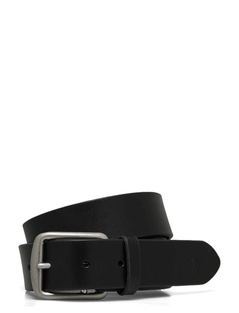 Polo Ralph Lauren - Signature Pony Leather Belt - skärp - black - 0
