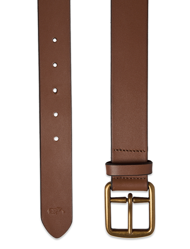 Polo Ralph Lauren - Signature Pony Leather Belt - klassisch gürtel - saddle - 1