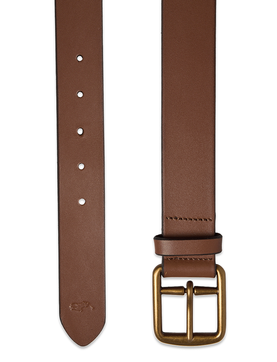 Polo Ralph Lauren - Signature Pony Leather Belt - klassisch gürtel - saddle - 1