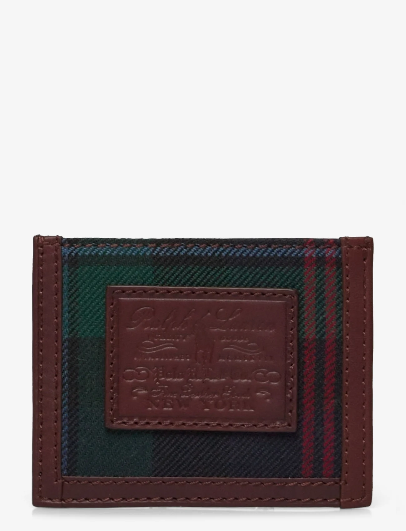 Polo Ralph Lauren - Heritage Plaid Wool & Leather Card Case - rahakotid - polo tartan - 0