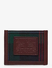 Polo Ralph Lauren - Heritage Plaid Wool & Leather Card Case - naudas maki - polo tartan - 0