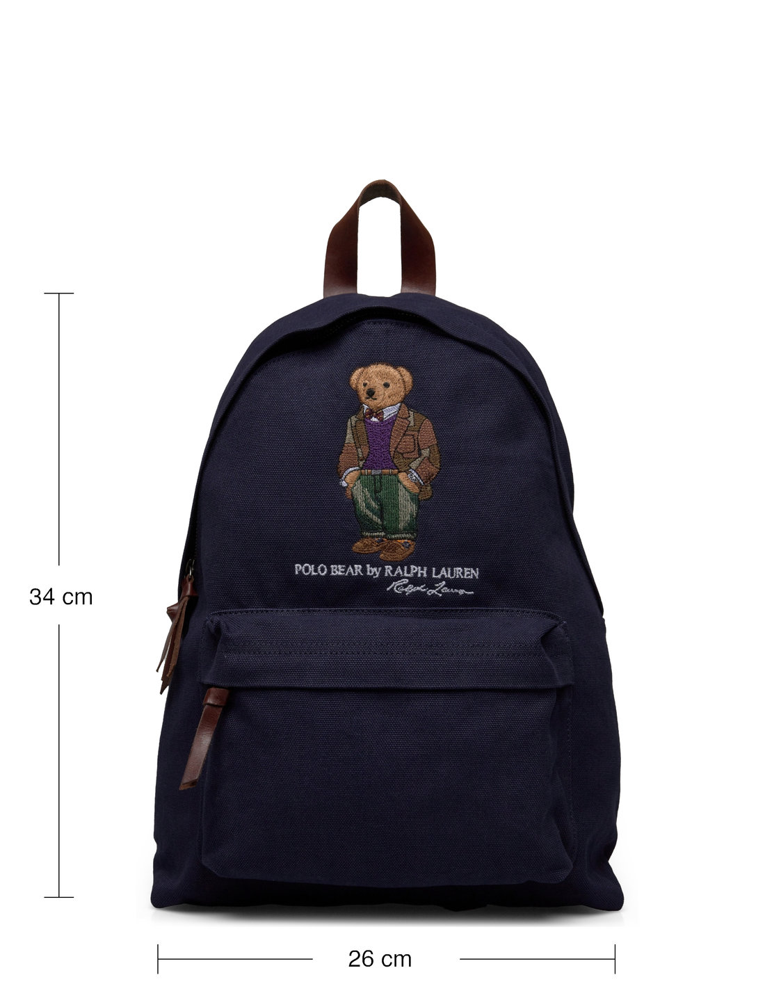 Polo Bear Canvas Backpack