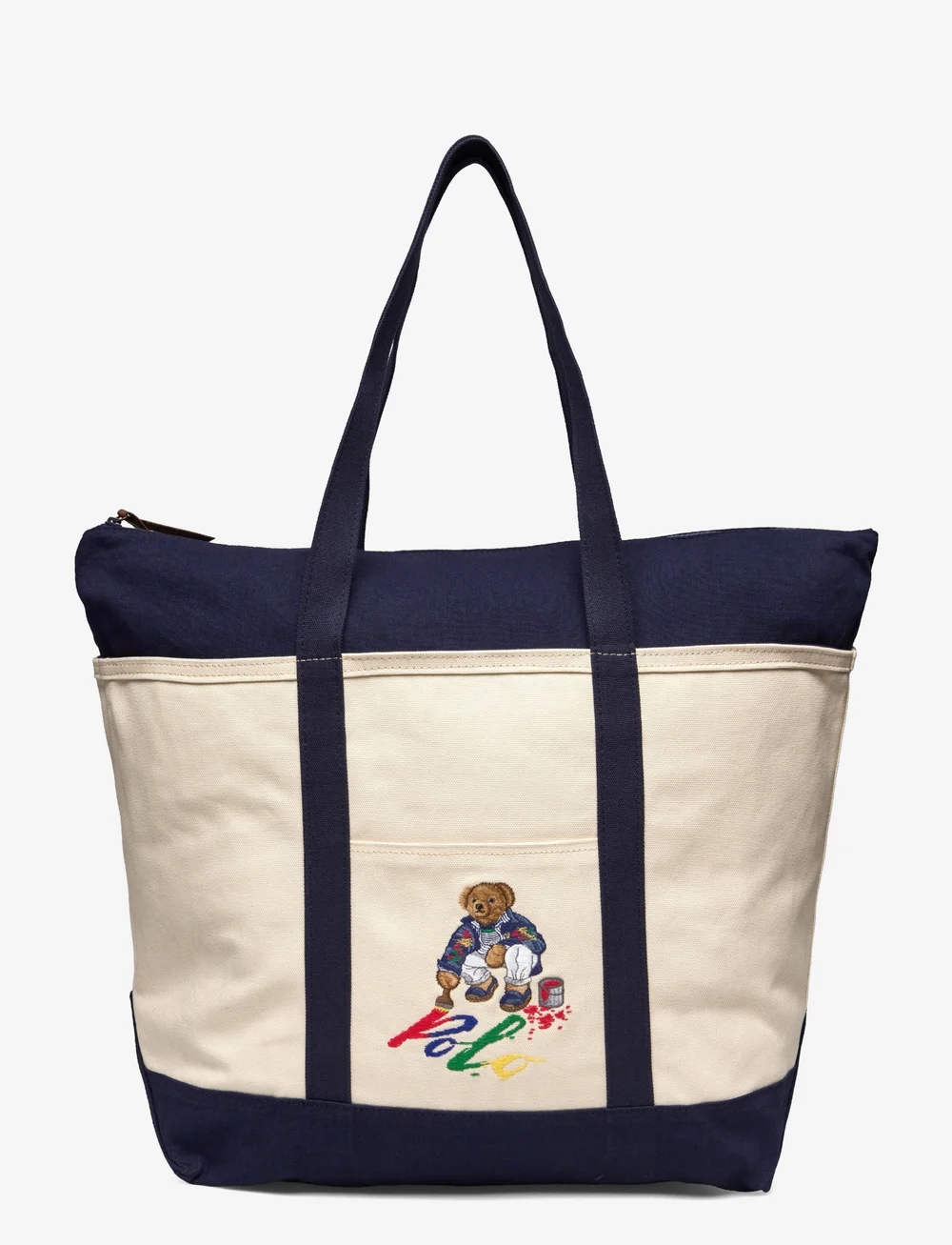 Polo bear canvas sales tote