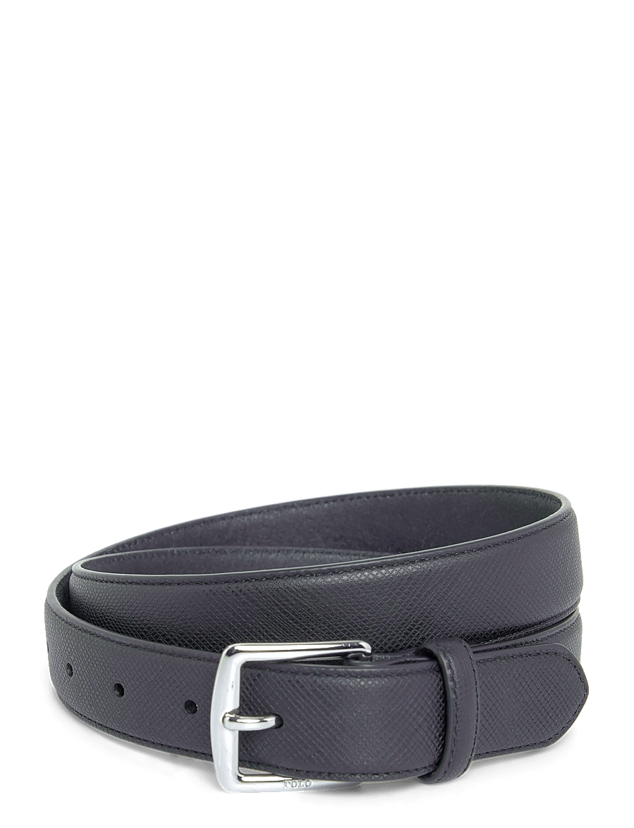 Polo Ralph Lauren - LEATHER-SAFFIANO BLT-BLT-MED - black - 0