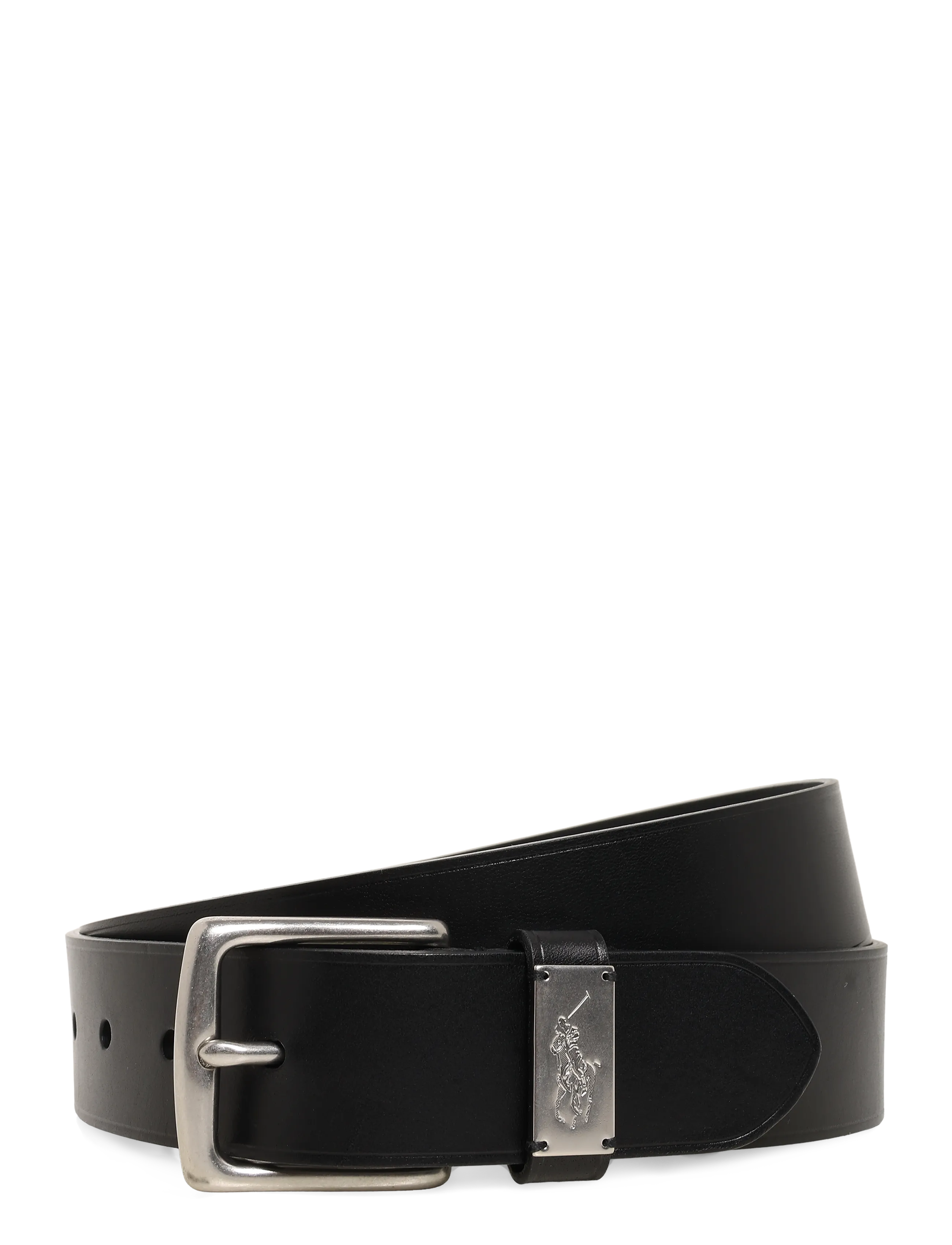 Polo Ralph Lauren LEATHER-PP METAL DB-BLT-MED - Accessoires - BLACK / black