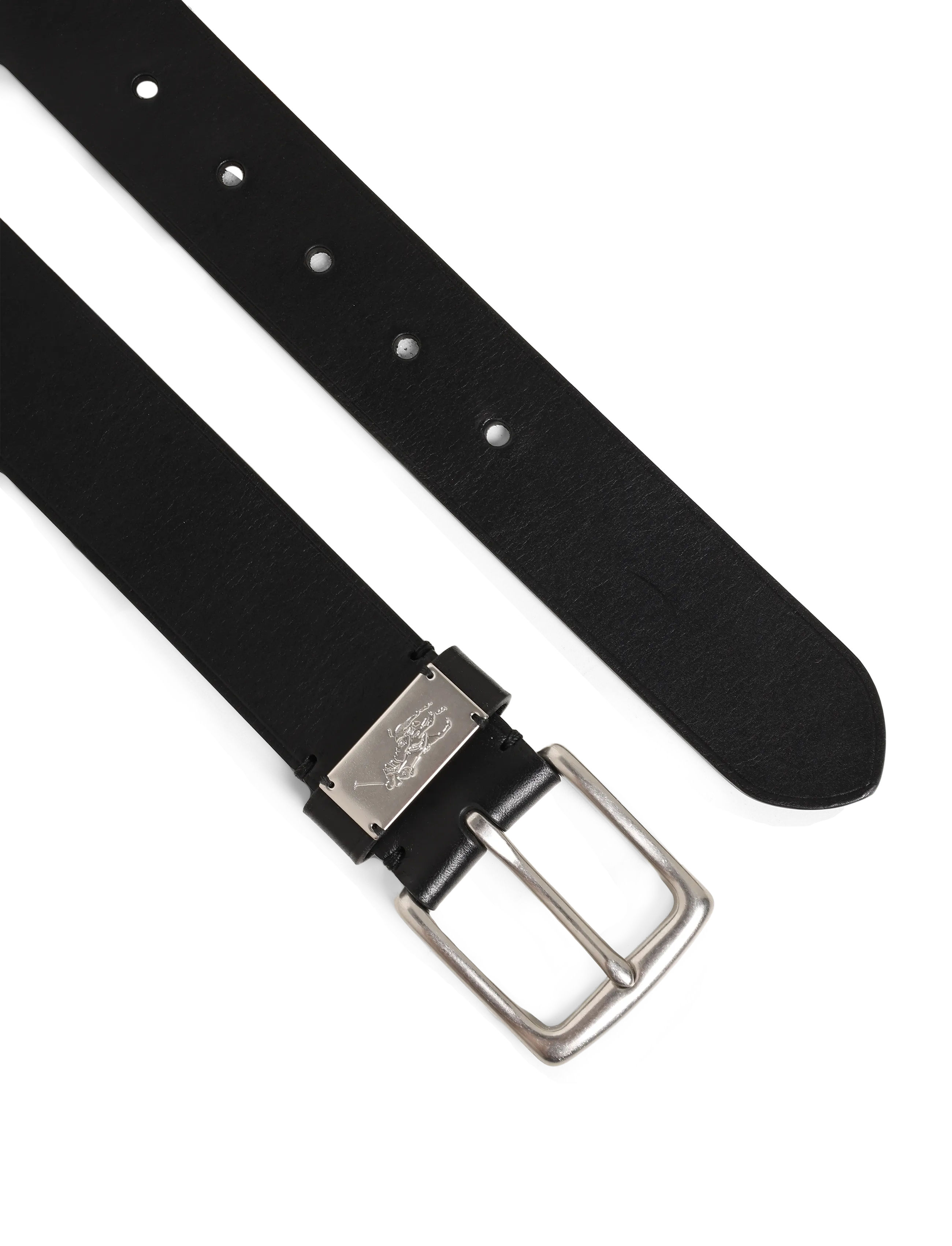 Polo Ralph Lauren - LEATHER-PP METAL DB-BLT-MED - black - 1