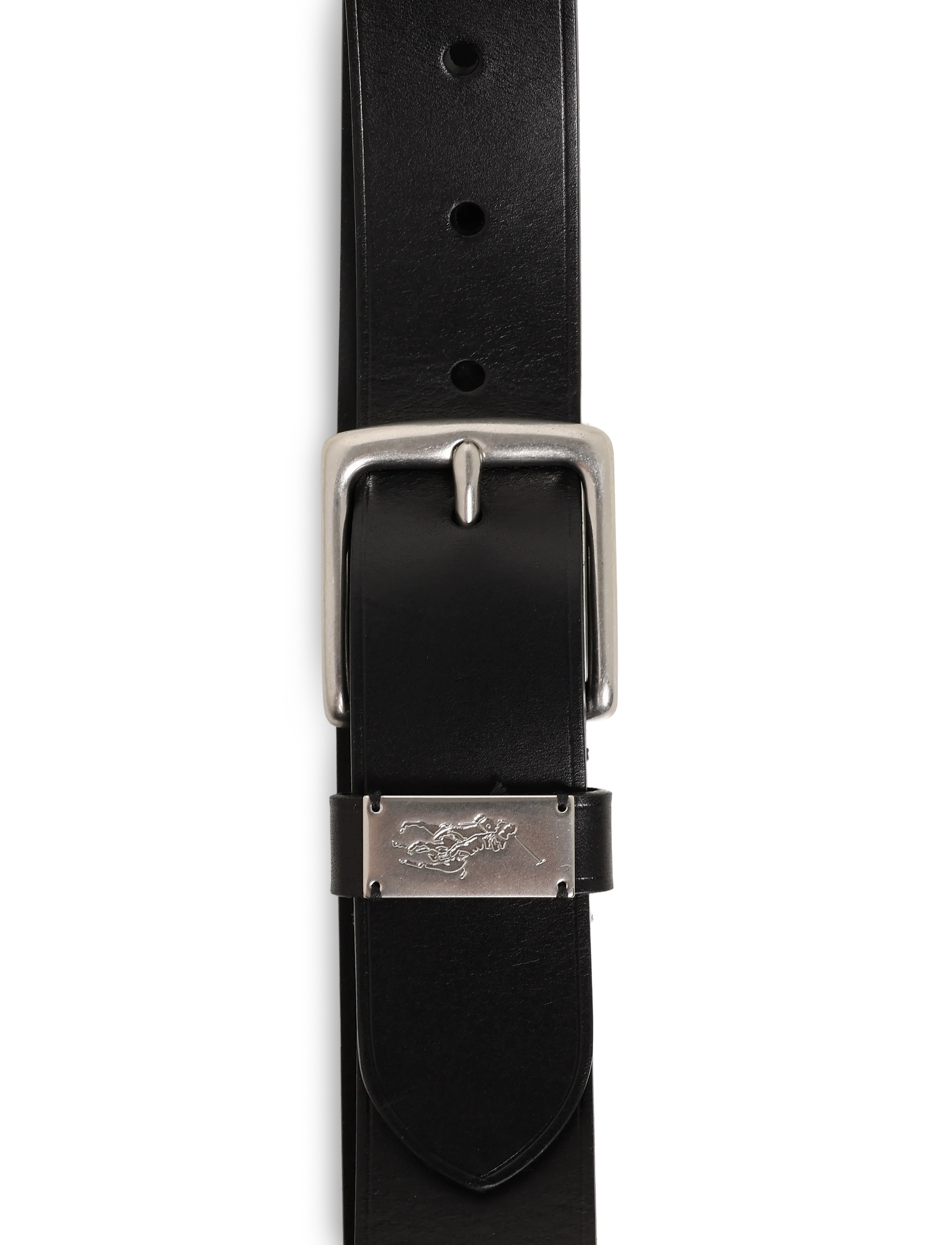 Polo Ralph Lauren - LEATHER-PP METAL DB-BLT-MED - black - 2