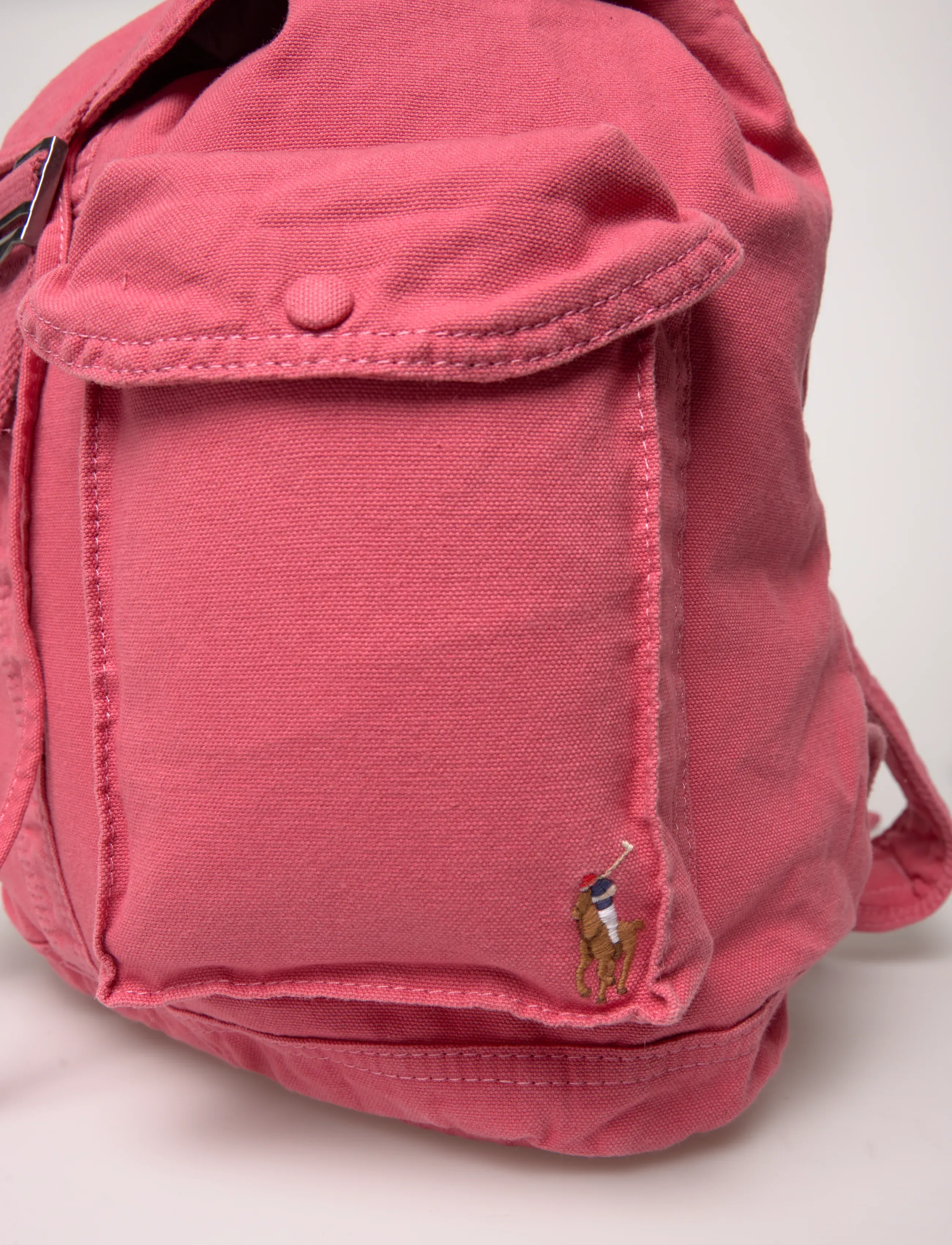 Polo Ralph Lauren - Flap-Top Canvas Backpack - shop efter anledning - adirondack berry - 4