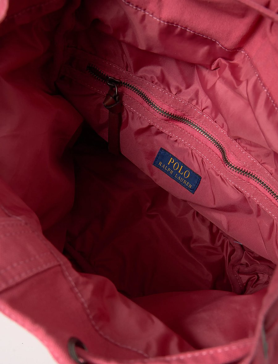 Polo Ralph Lauren - Flap-Top Canvas Backpack - nach anlass kaufen - adirondack berry - 5