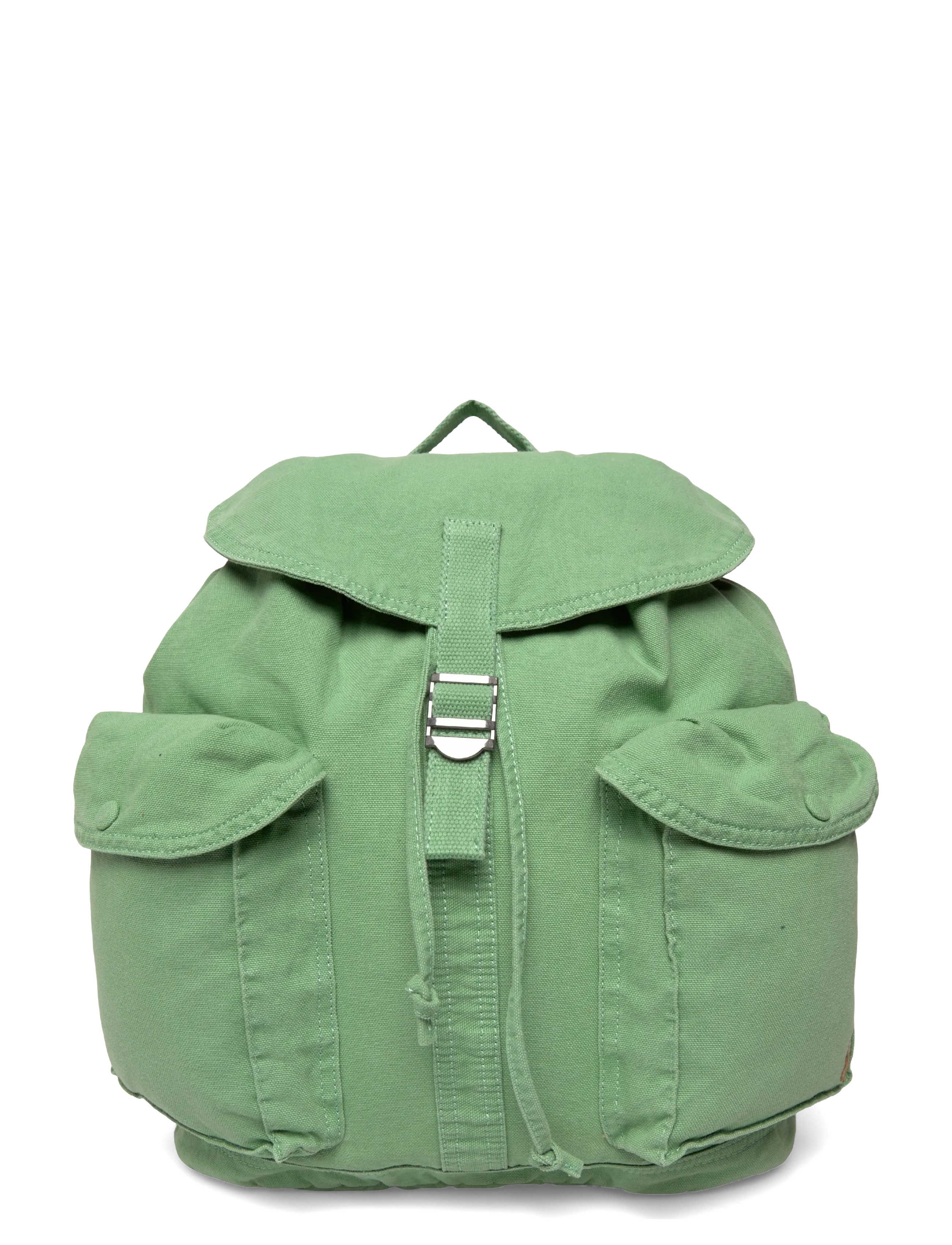 Polo Ralph Lauren Flap-Top Canvas Backpack, One Size, Green, Backpacks > Rolltop Backpacks, Herre