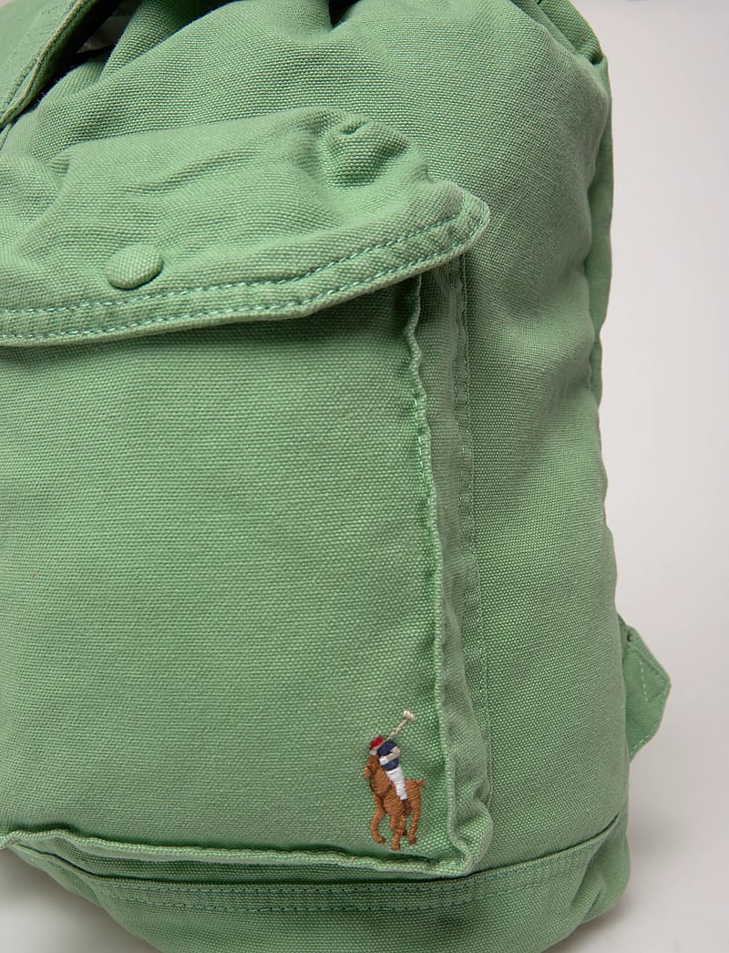 Polo Ralph Lauren - Flap-Top Canvas Backpack - shop by occasion - pistachio - 4
