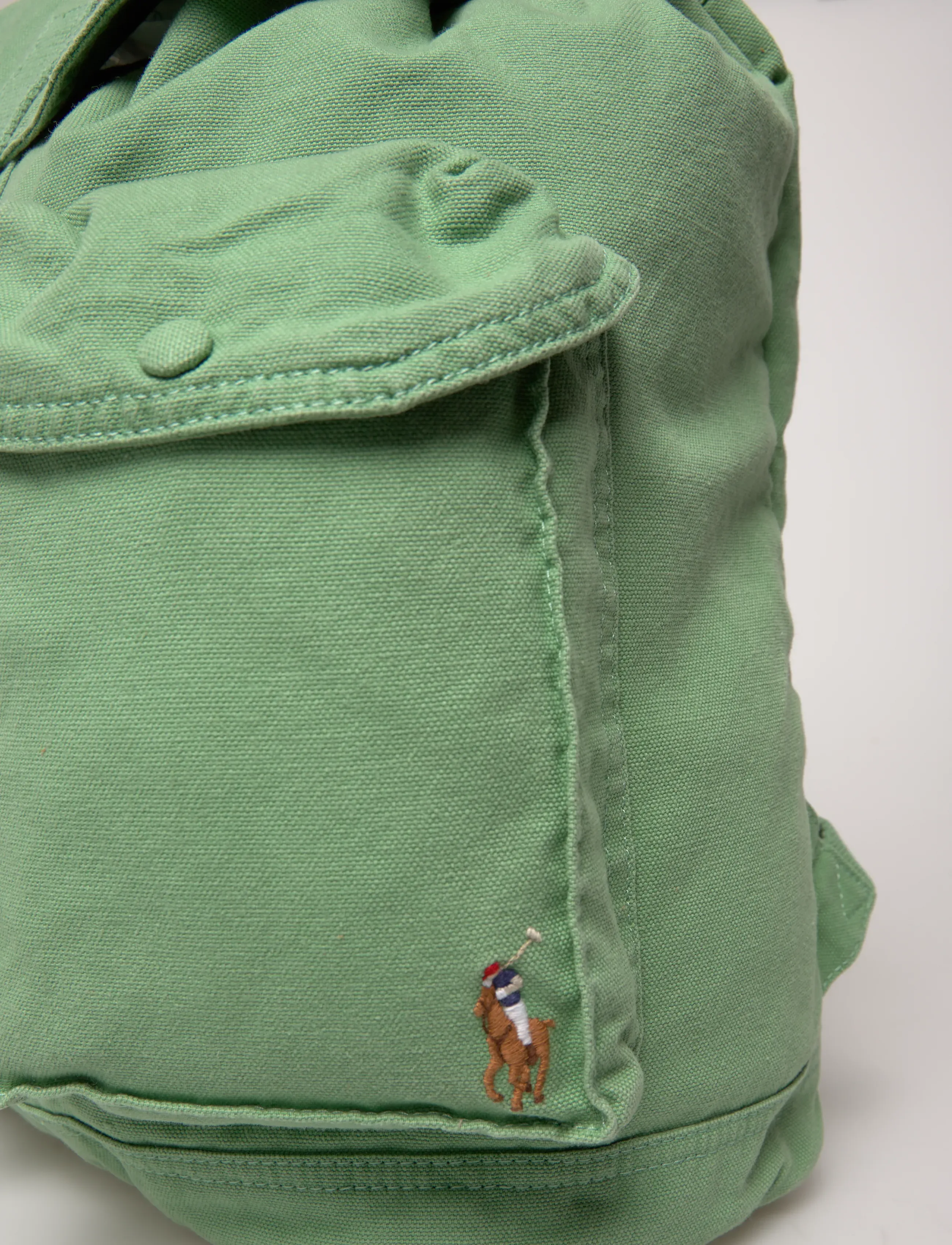 Polo Ralph Lauren - Flap-Top Canvas Backpack - achetez selon l'occasion - pistachio - 4