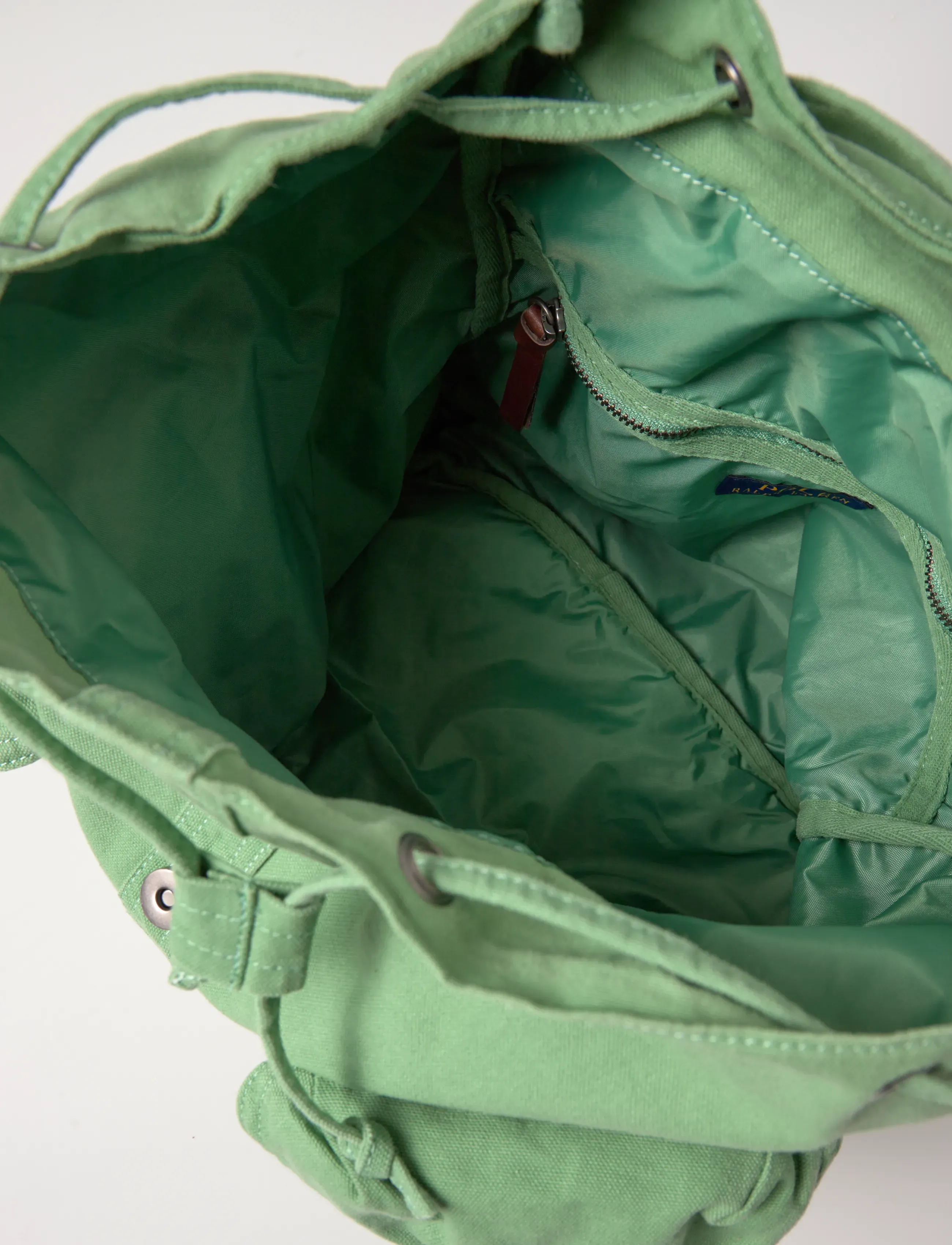 Polo Ralph Lauren - Flap-Top Canvas Backpack - achetez selon l'occasion - pistachio - 5