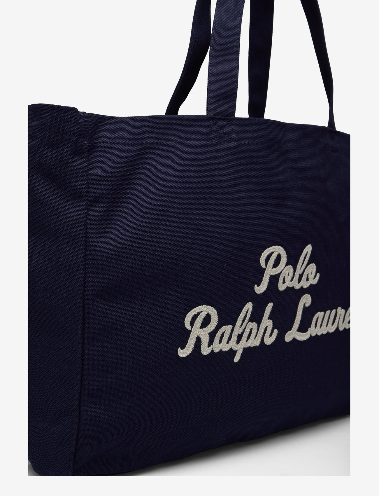 Polo Ralph Lauren Embroidered Canvas Tote (RAF405945884) Carry Bags 