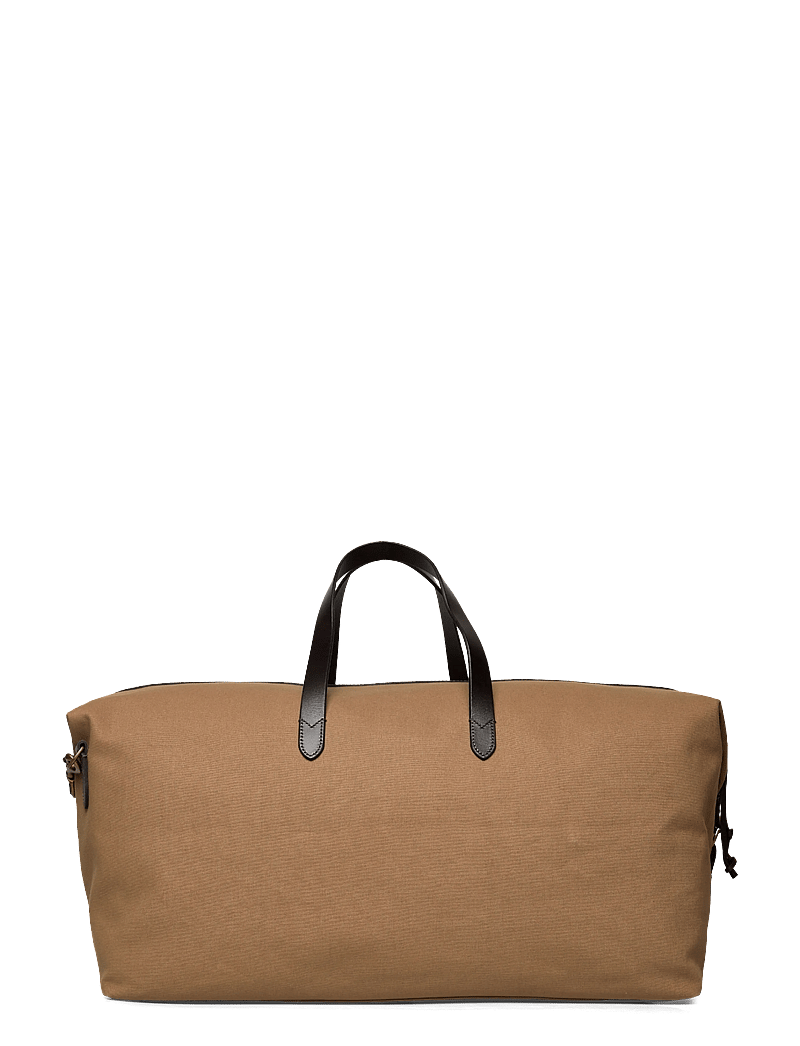 Polo Ralph Lauren - Leather-Trim Canvas Duffel - shoppa efter tillfälle - montana khaki/bro - 1