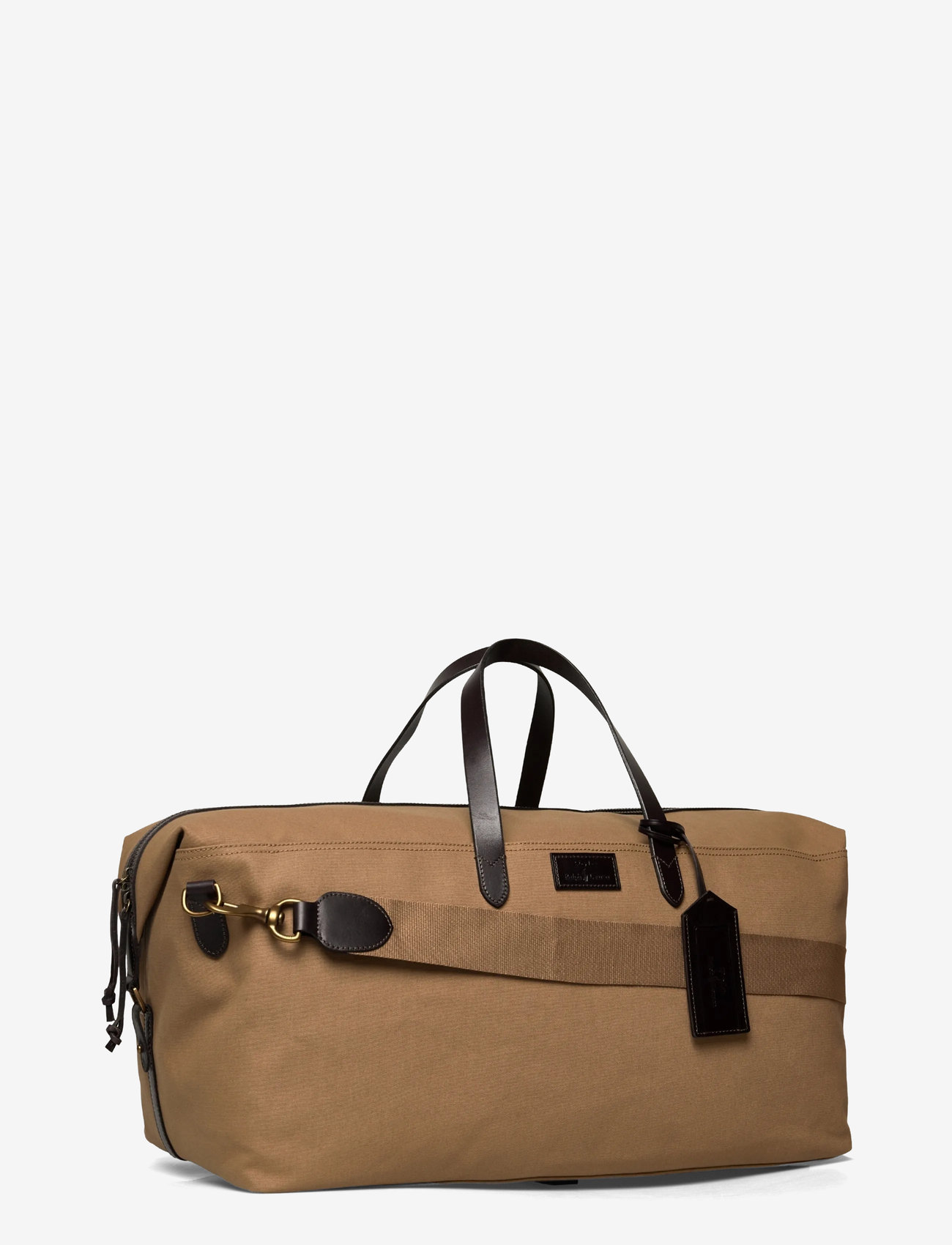 Polo Ralph Lauren - Leather-Trim Canvas Duffel - shoppa efter tillfälle - montana khaki/bro - 2