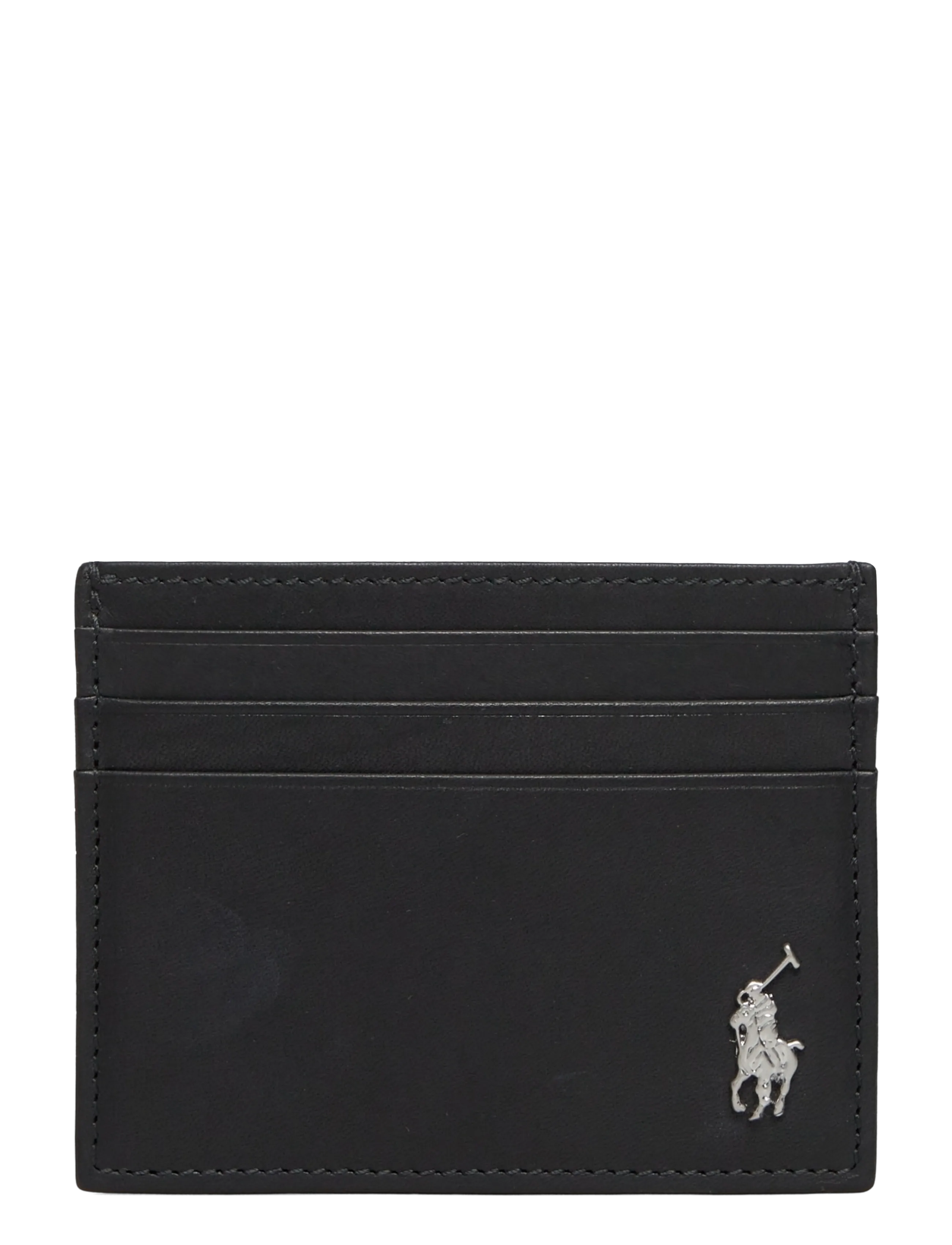Polo Ralph Lauren LEATHER-CARD CASE-CCS-SMA - Ralph Lauren - BLACK / black