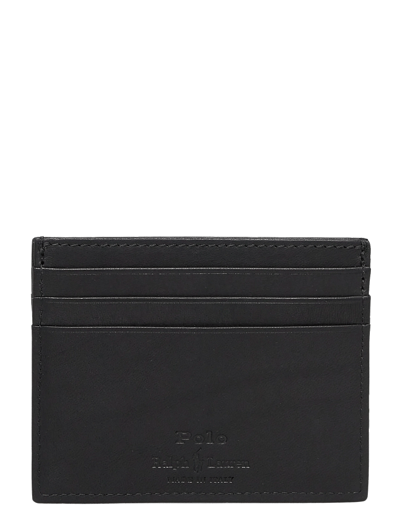 Polo Ralph Lauren - Wimbledon Leather Card Case - rahakotid - black - 1