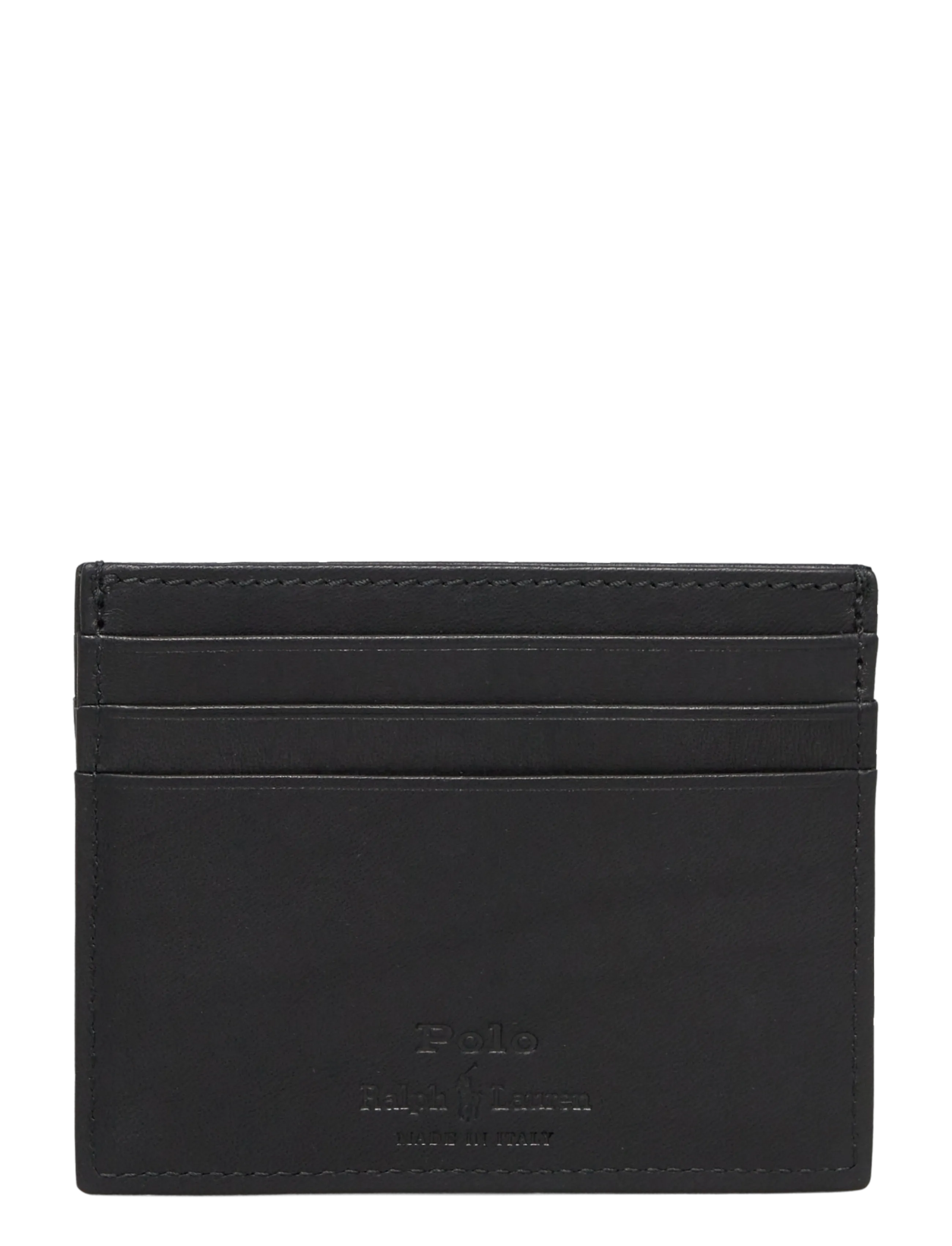 Polo Ralph Lauren - LEATHER-CARD CASE-CCS-SMA - punge - black - 1