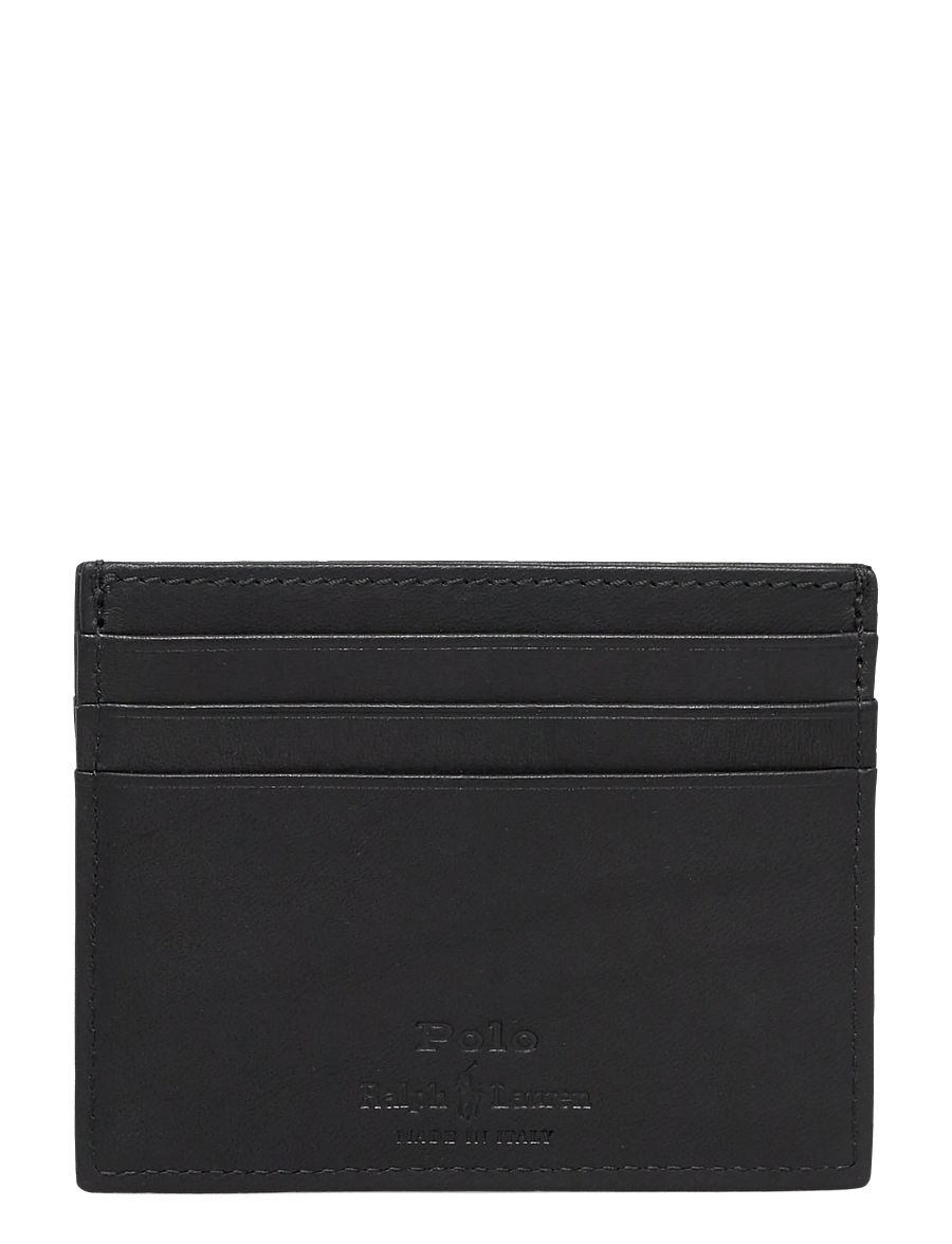 Polo Ralph Lauren - LEATHER-CARD CASE-CCS-SMA - punge - black - 1