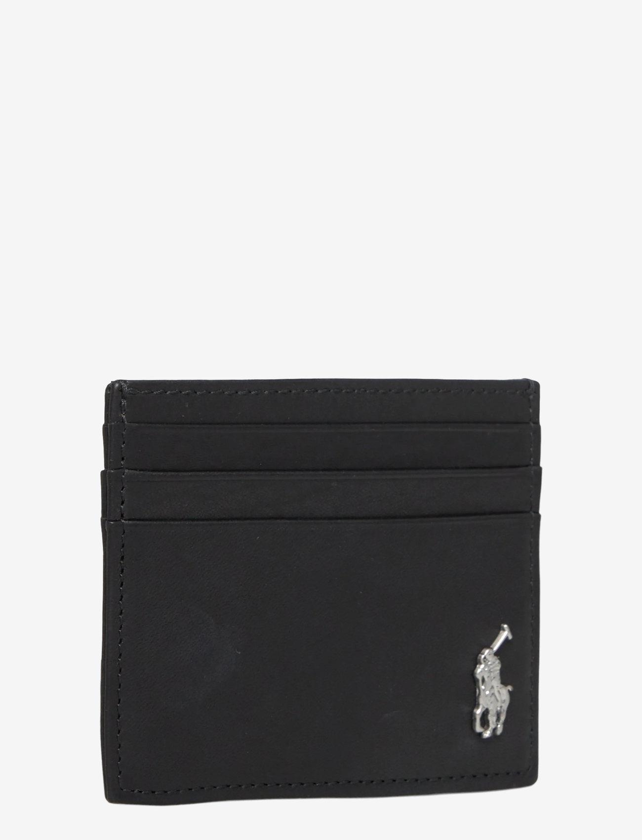 Polo Ralph Lauren - Wimbledon Leather Card Case - rahakotid - black - 2