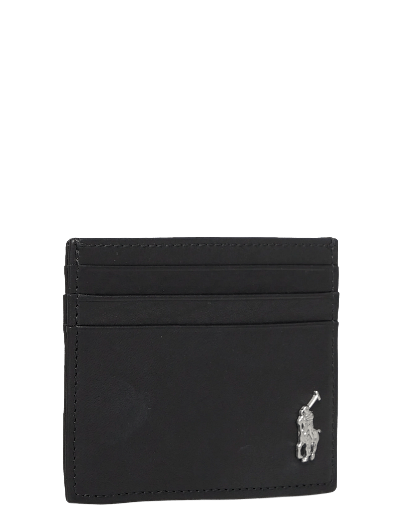 Polo Ralph Lauren - Wimbledon Leather Card Case - rahakotid - black - 2