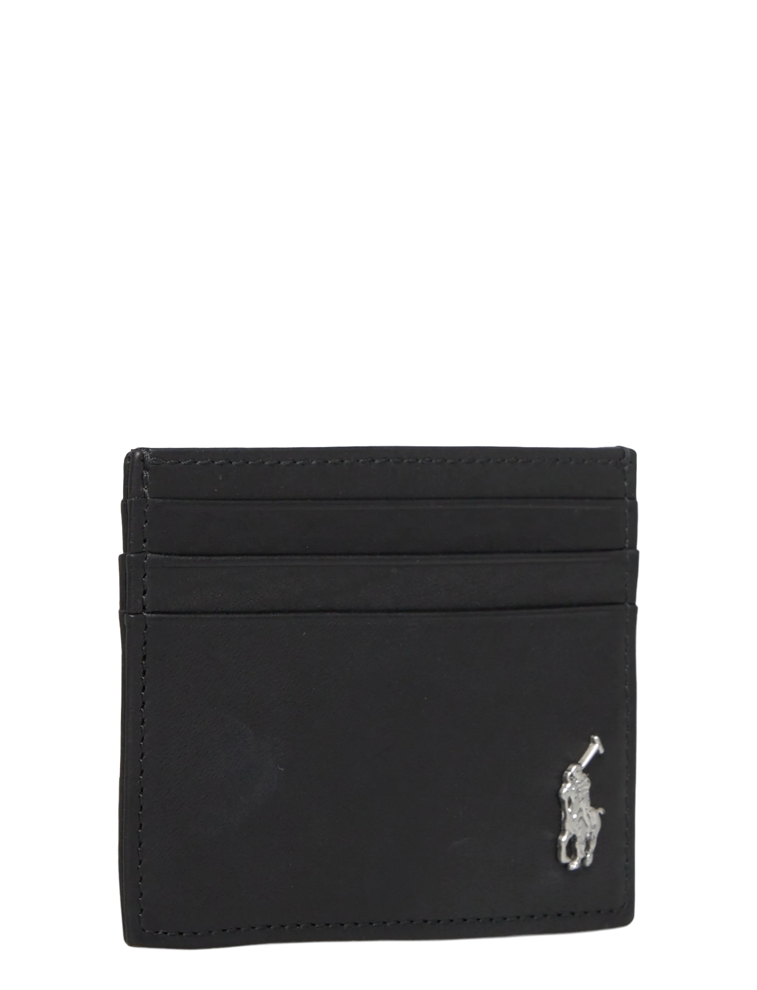 Polo Ralph Lauren - LEATHER-CARD CASE-CCS-SMA - punge - black - 2