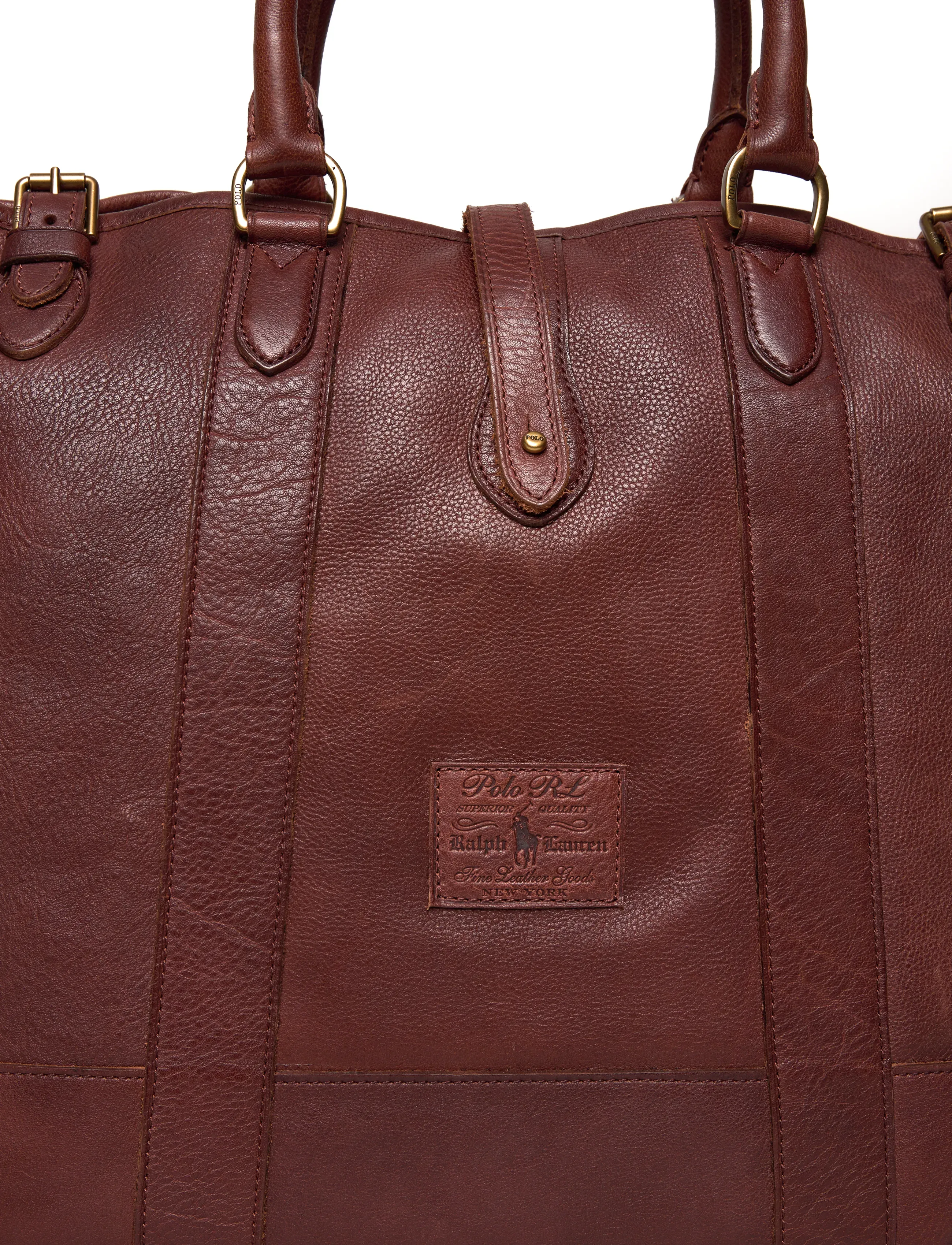 Polo Ralph Lauren - Heritage Leather Tote - shop efter anledning - british tan - 4