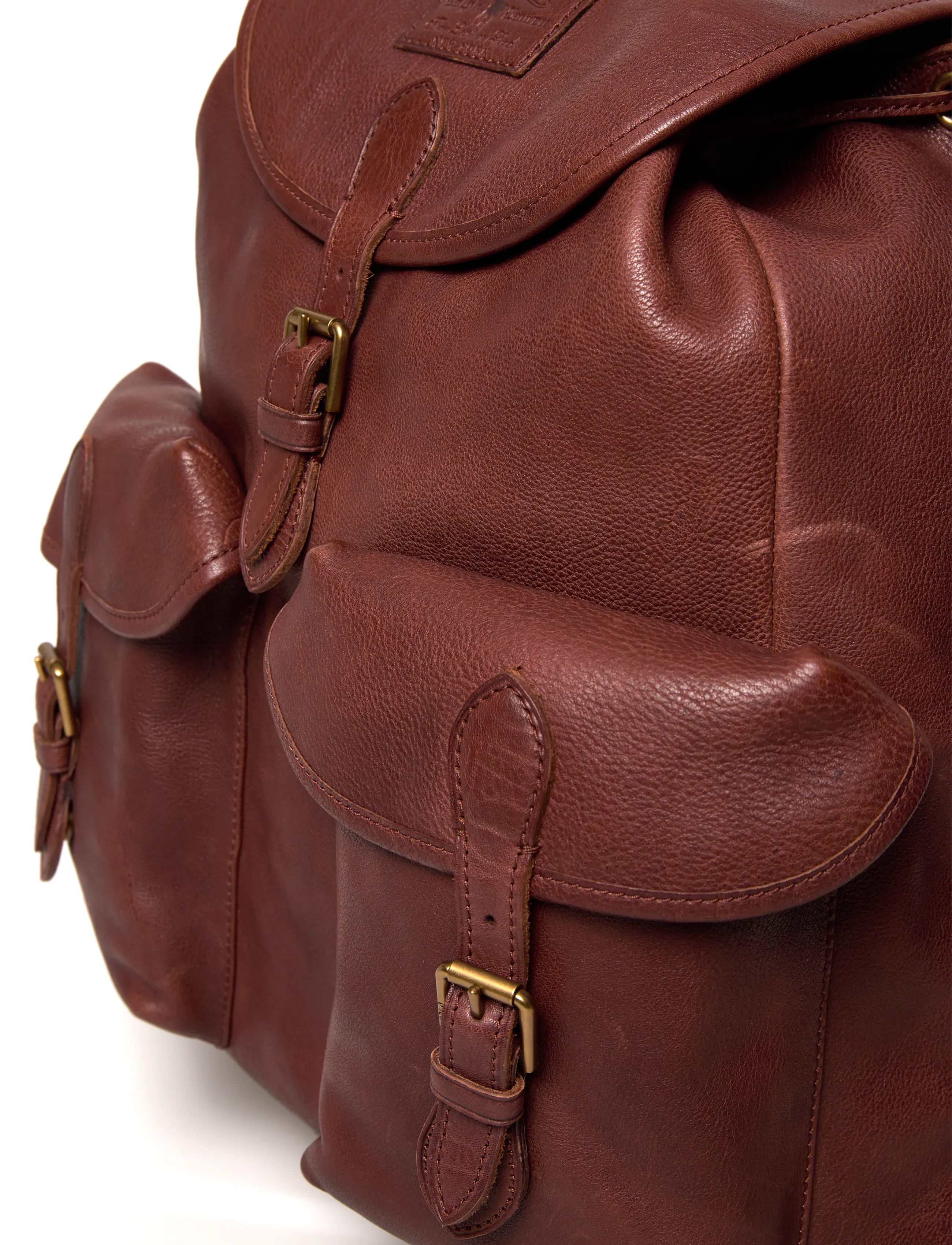 Polo Ralph Lauren - Heritage Leather Backpack - british tan - 4