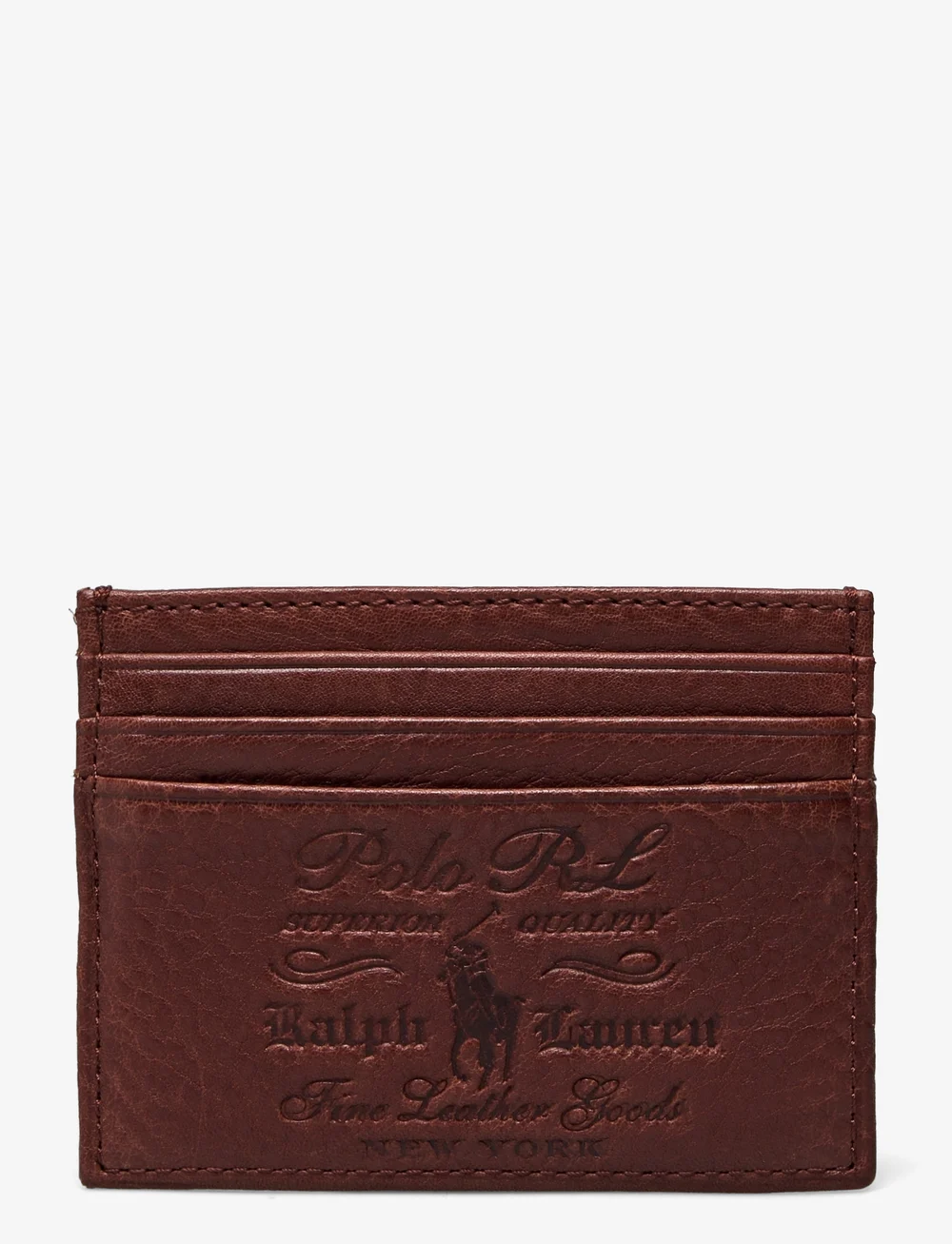 Polo Ralph Lauren - Heritage Leather Card Case - brieftaschen und taschen - british tan - 0