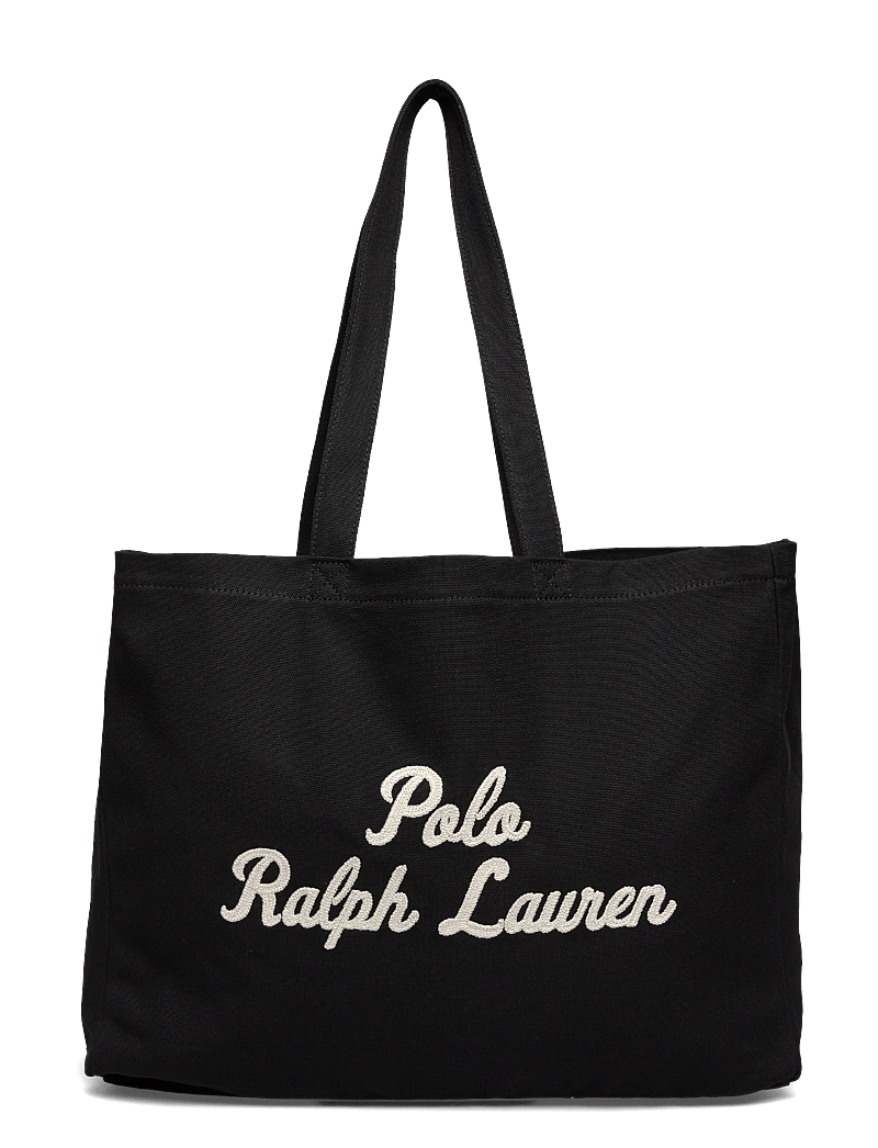 Polo Ralph Lauren - Embroidered Canvas Tote - iepirkties noteiktam pasākumam - black - 0