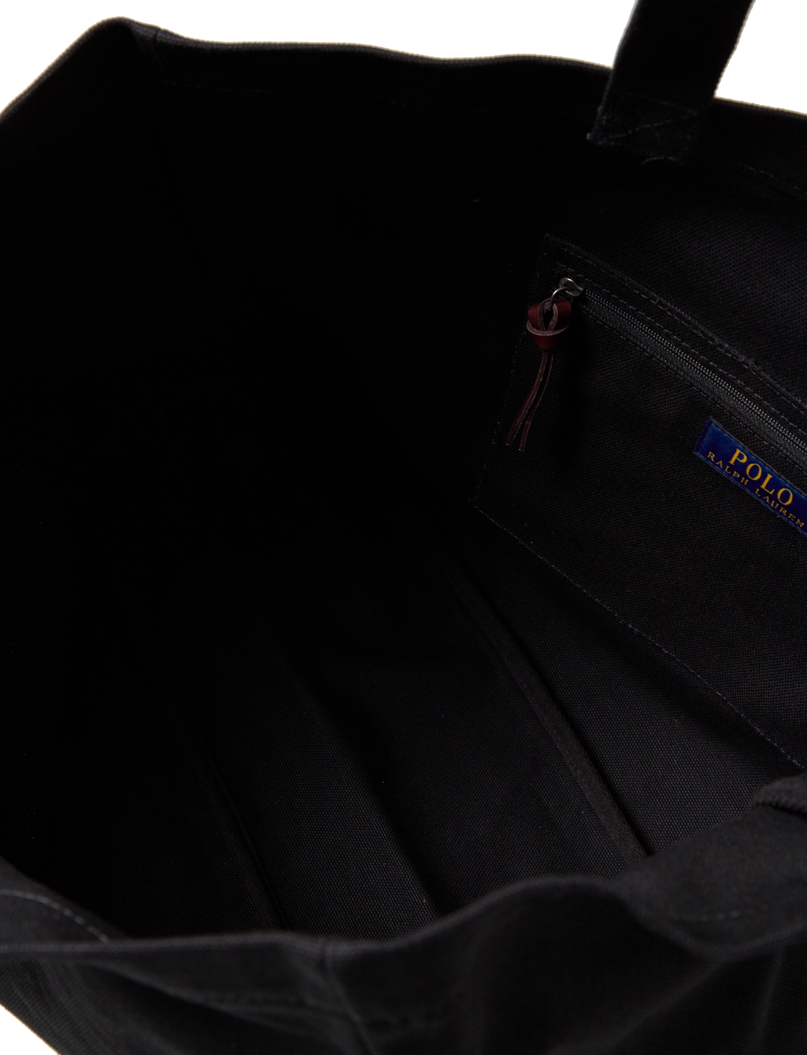 Polo Ralph Lauren - Embroidered Canvas Tote - nach anlass kaufen - black - 3