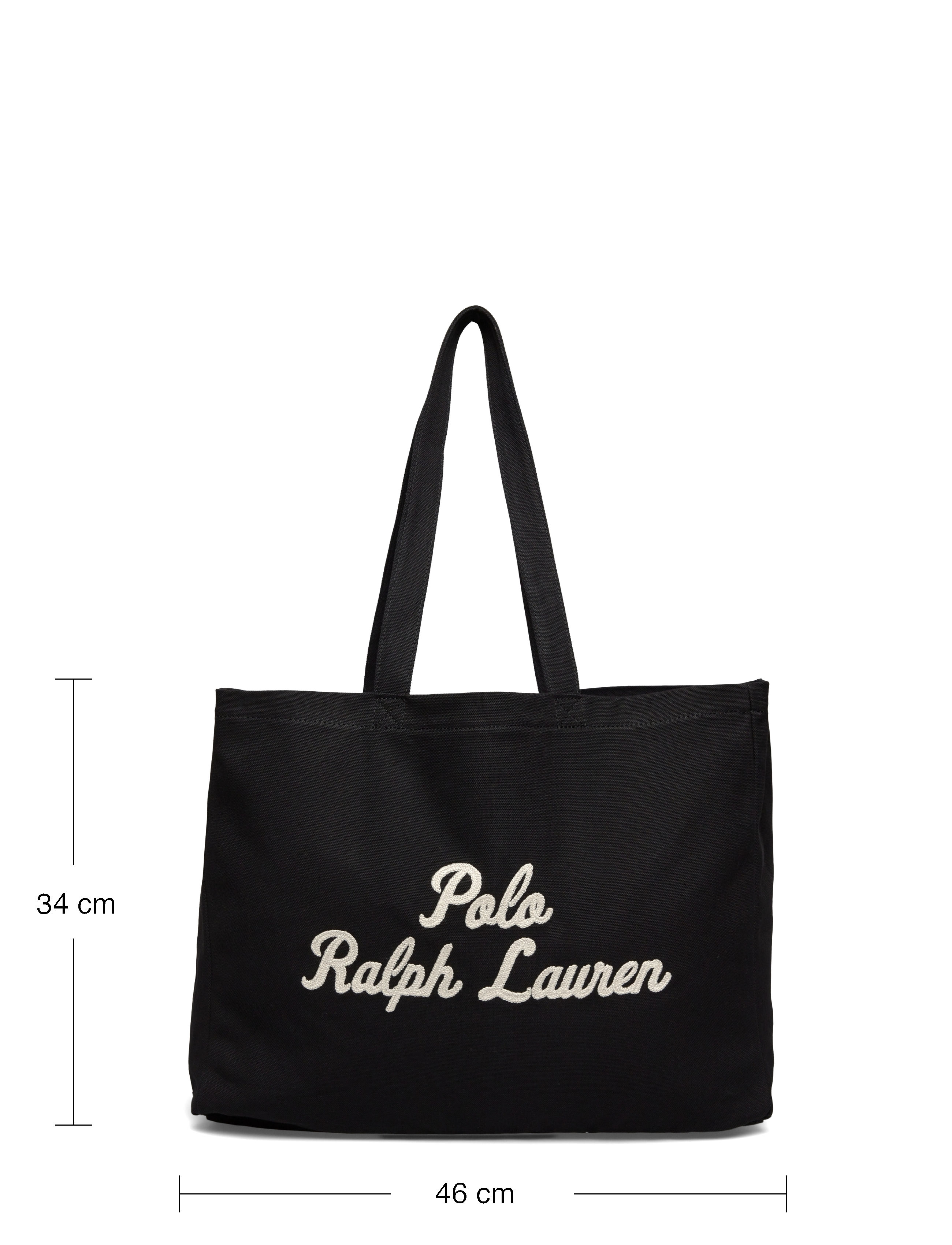Polo Ralph Lauren - Embroidered Canvas Tote - shop efter anledning - black - 4