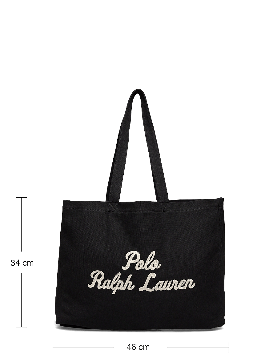 Polo Ralph Lauren - Embroidered Canvas Tote - osta olukorra järgi - black - 4
