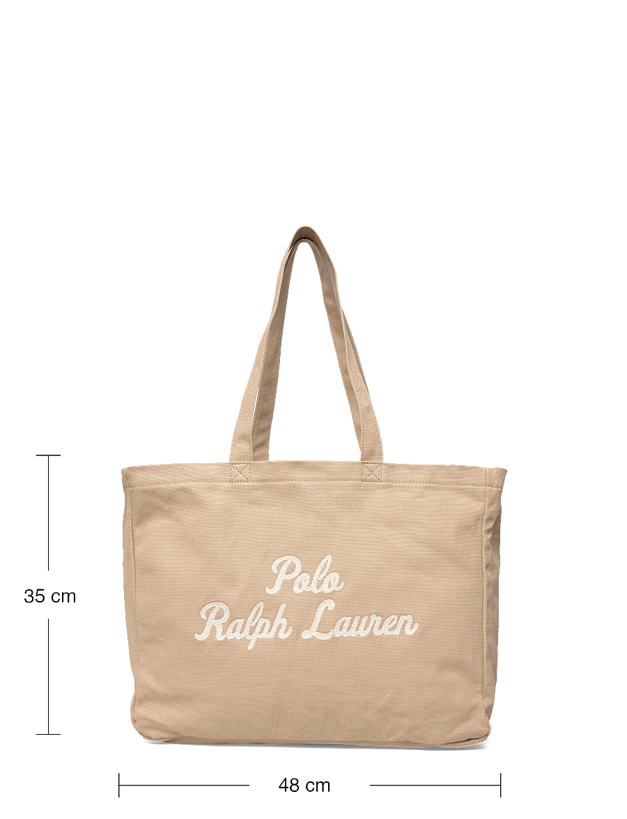 Polo Ralph Lauren - Embroidered Canvas Tote - nach anlass kaufen - tan - 3