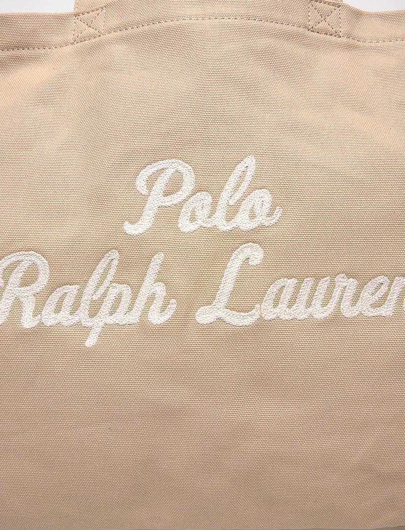 Polo Ralph Lauren - Embroidered Canvas Tote - shoppa efter tillfälle - tan - 3