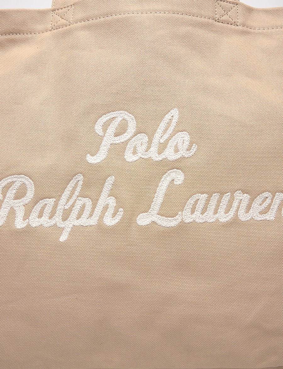 Polo Ralph Lauren - Embroidered Canvas Tote - nach anlass kaufen - tan - 4