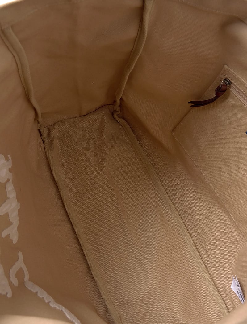 Polo Ralph Lauren - Embroidered Canvas Tote - shoppa efter tillfälle - tan - 4