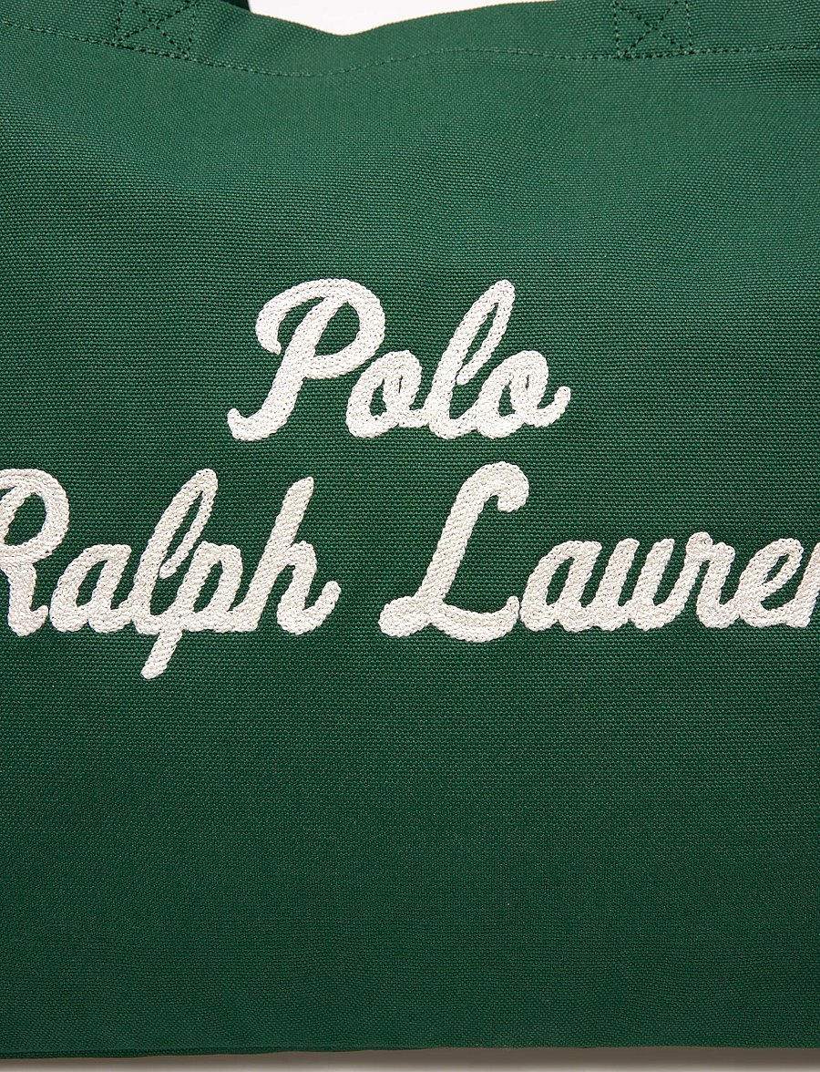 Polo Ralph Lauren - Embroidered Canvas Tote - nach anlass kaufen - vintage pine - 4