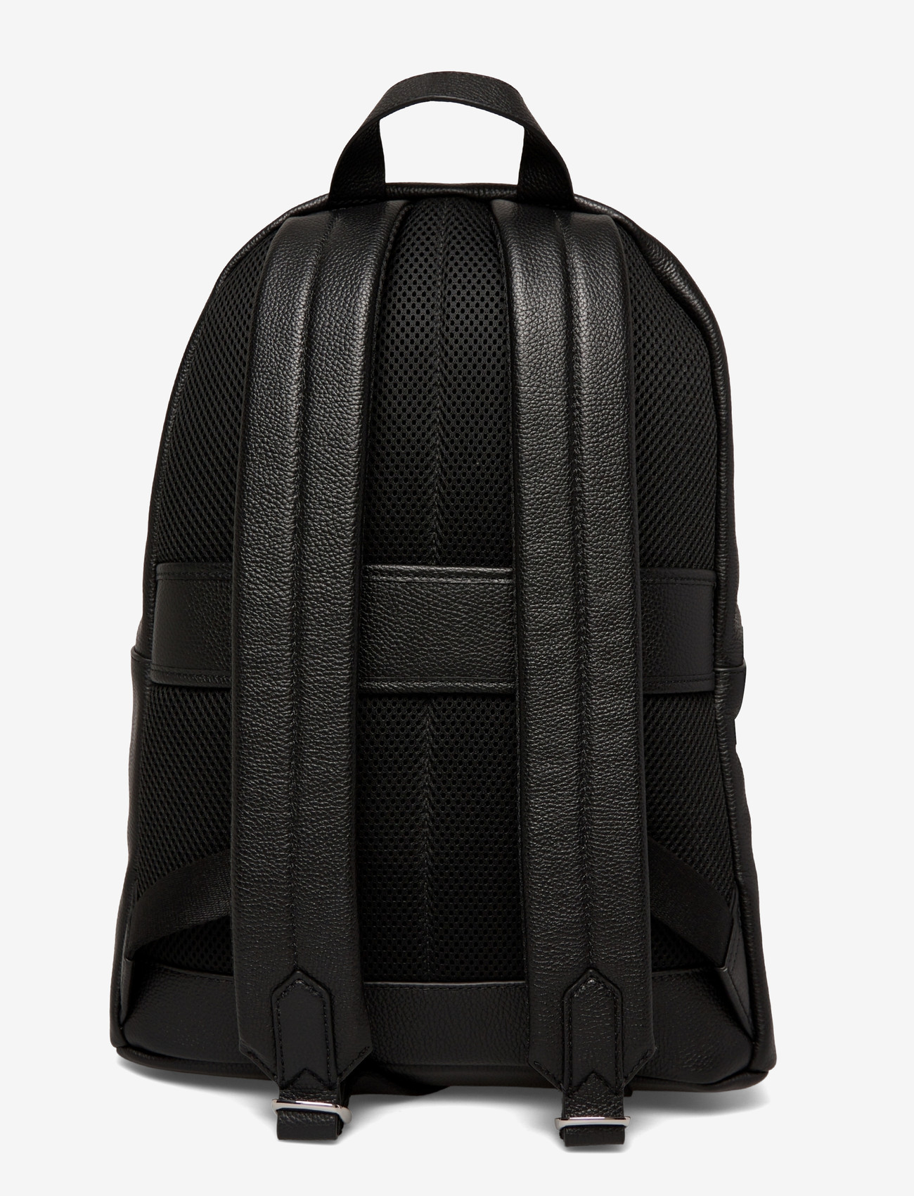 Polo Ralph Lauren - Pebbled Leather Backpack - business backpacks - black - 1