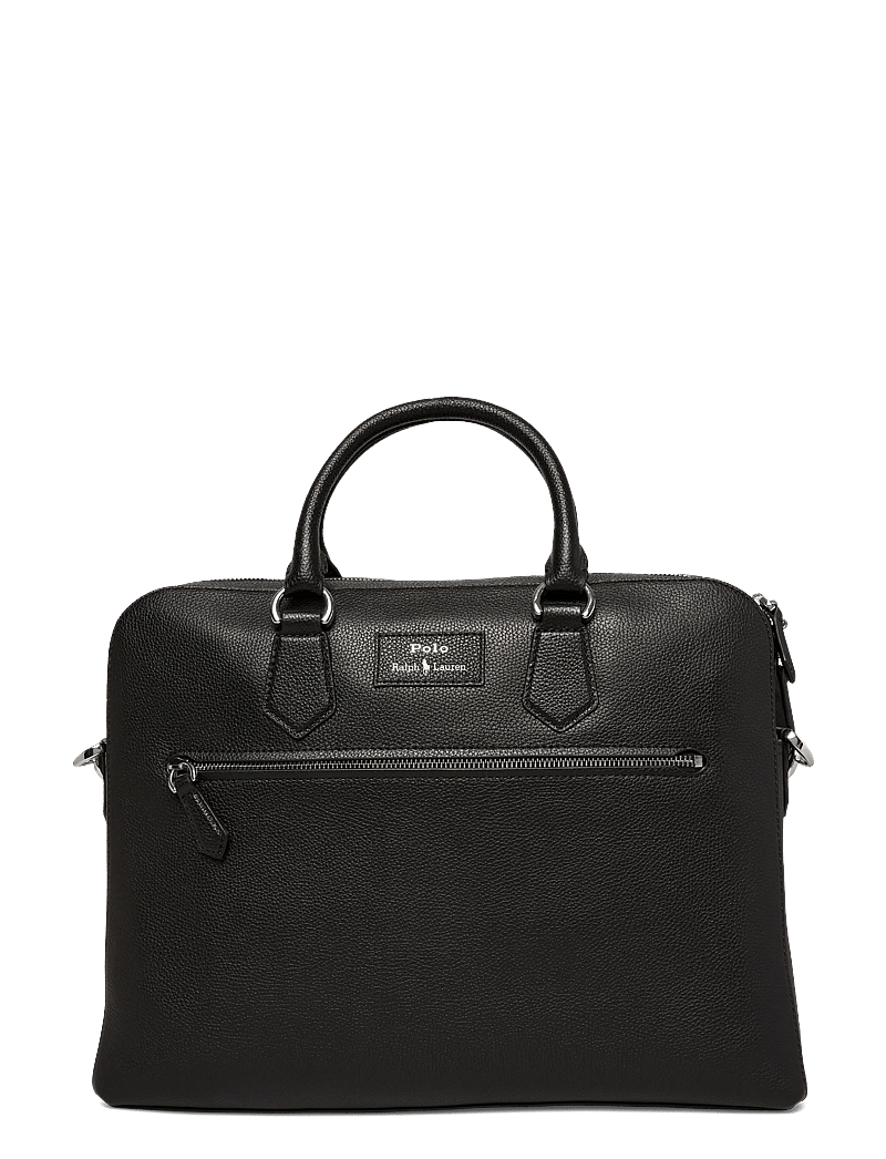 Polo Ralph Lauren - Pebbled Leather Commuter Bag - shoppa efter tillfälle - black - 1