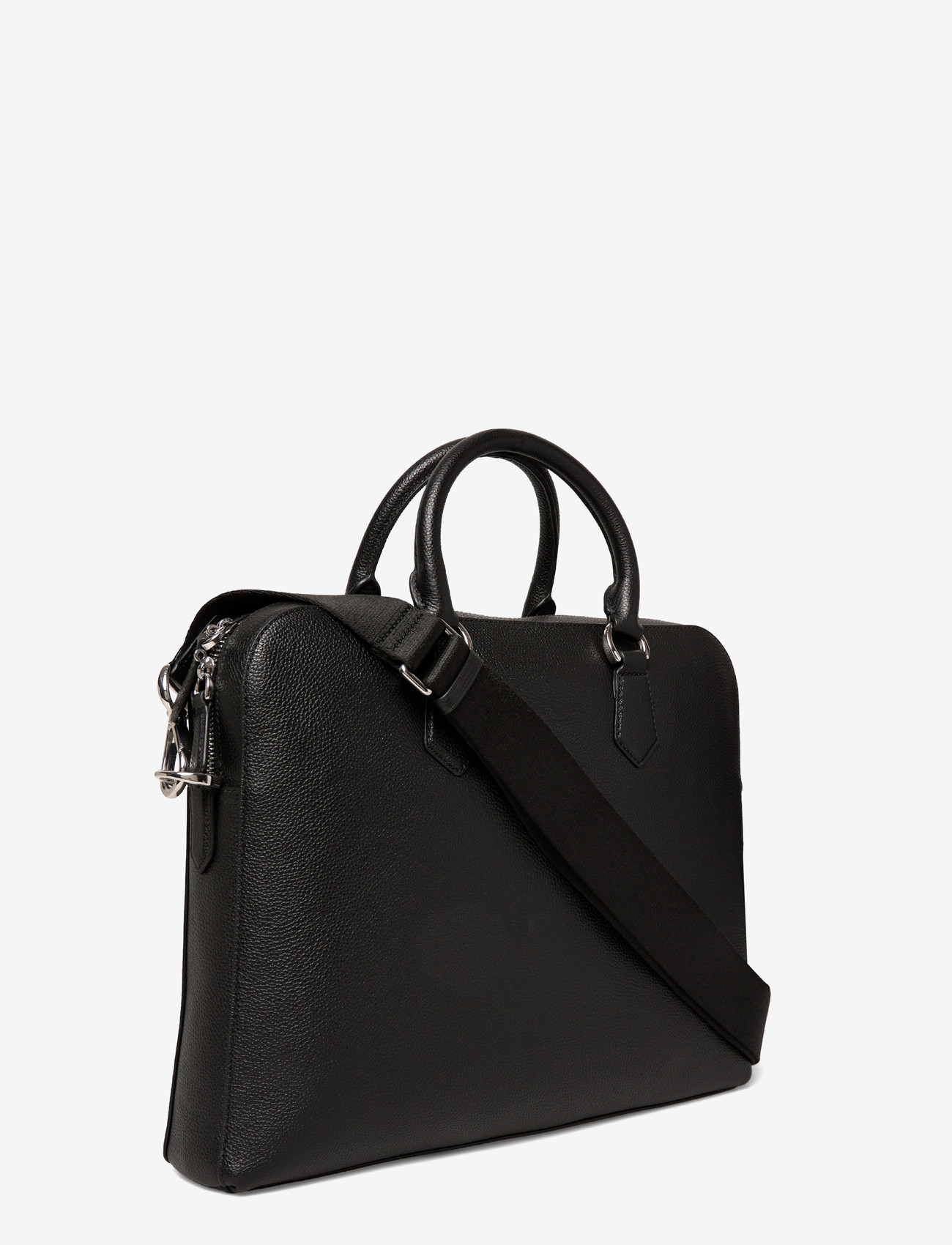 Polo Ralph Lauren - Pebbled Leather Commuter Bag - shoppa efter tillfälle - black - 2