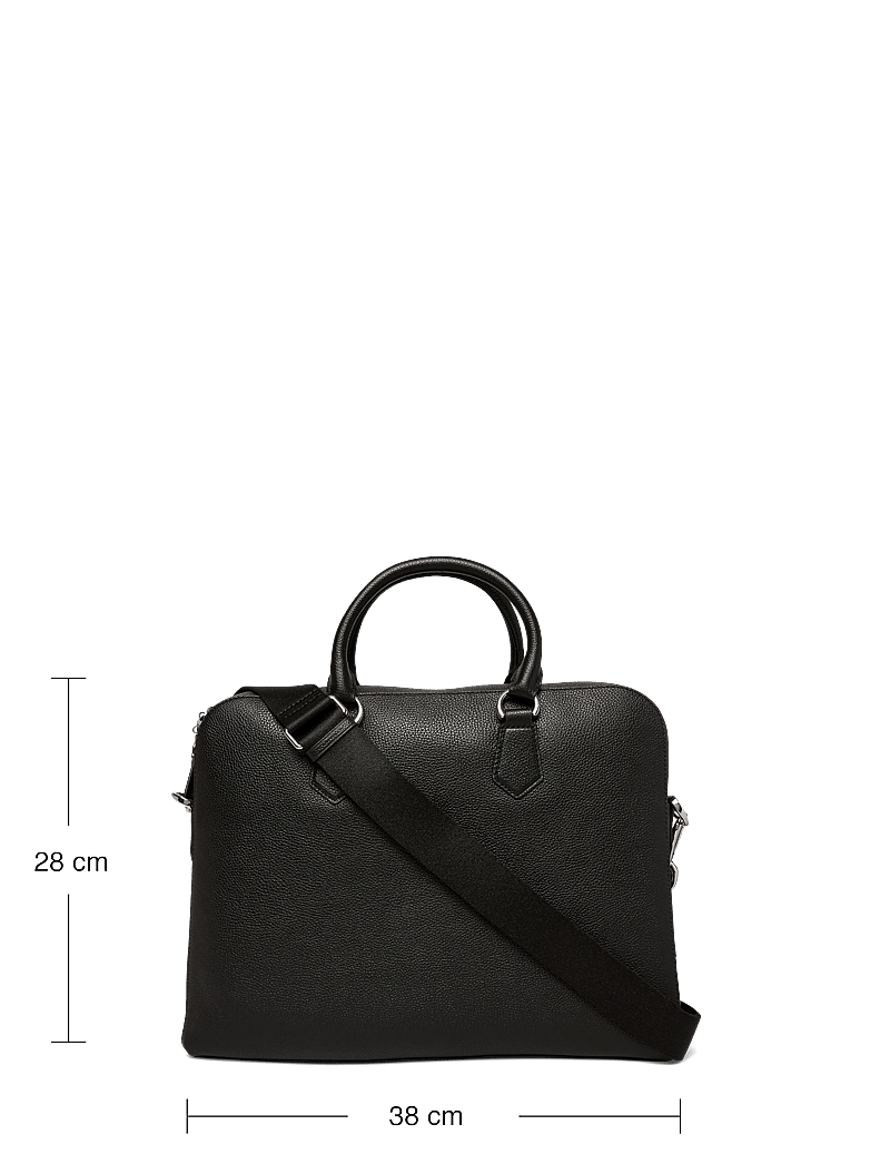 Polo Ralph Lauren - Pebbled Leather Commuter Bag - shoppa efter tillfälle - black - 3