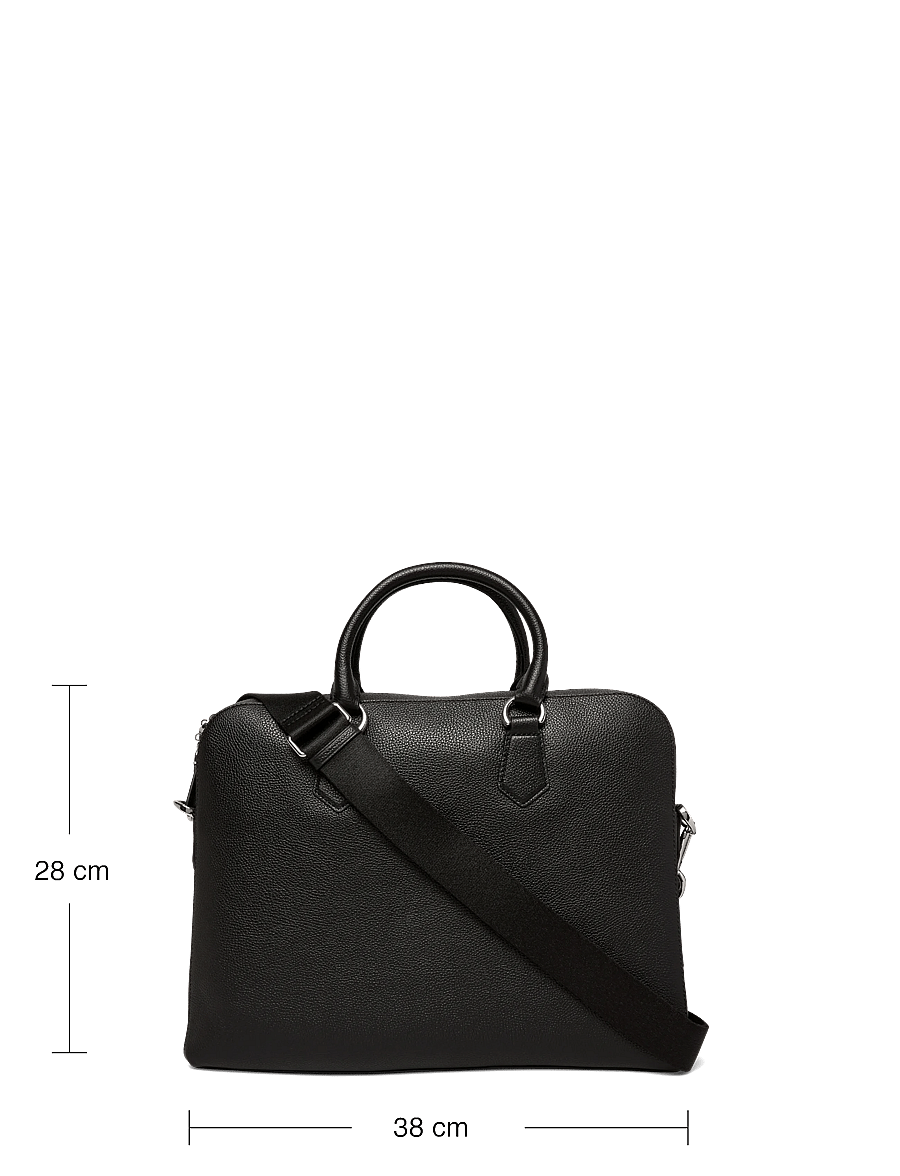 Polo Ralph Lauren - Pebbled Leather Commuter Bag - shoppa efter tillfälle - black - 3