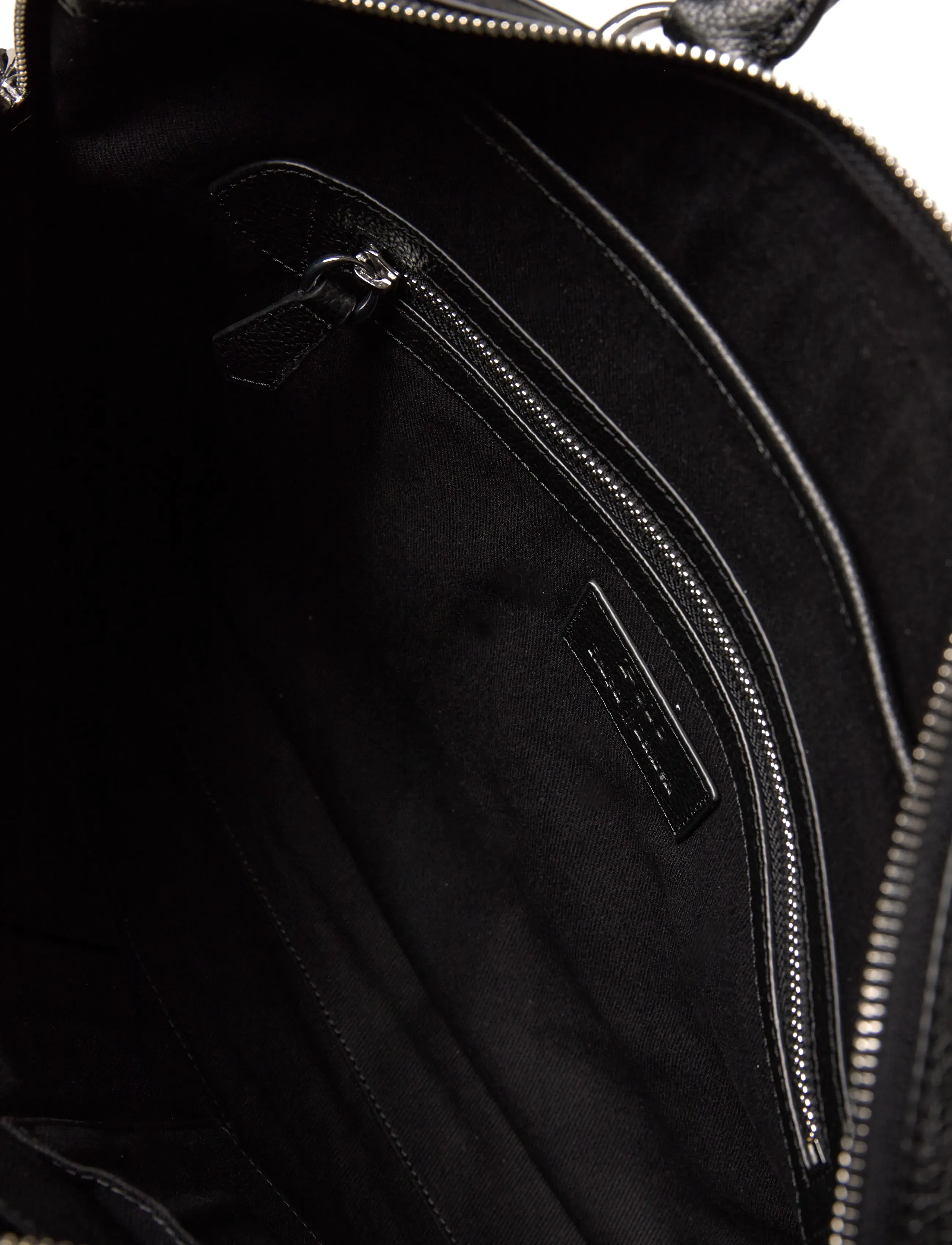 Polo Ralph Lauren - Pebbled Leather Commuter Bag - shop by occasion - black - 5