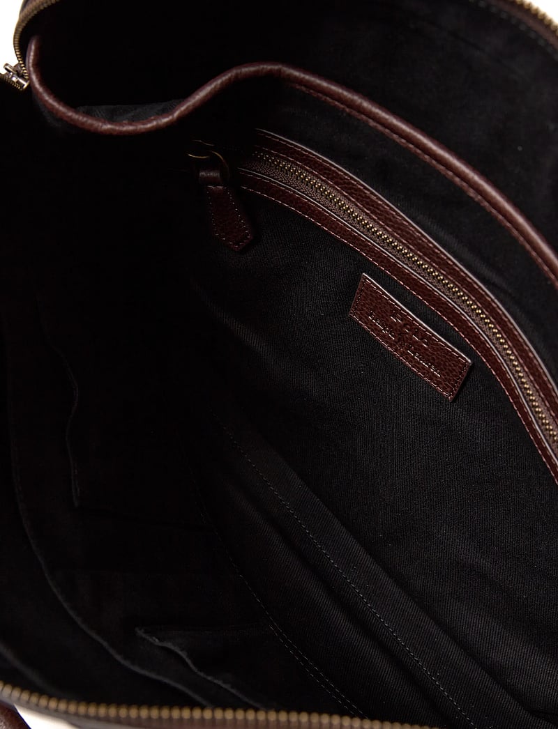 Polo Ralph Lauren - Pebbled Leather Commuter Bag - shop efter anledning - dark brown - 5