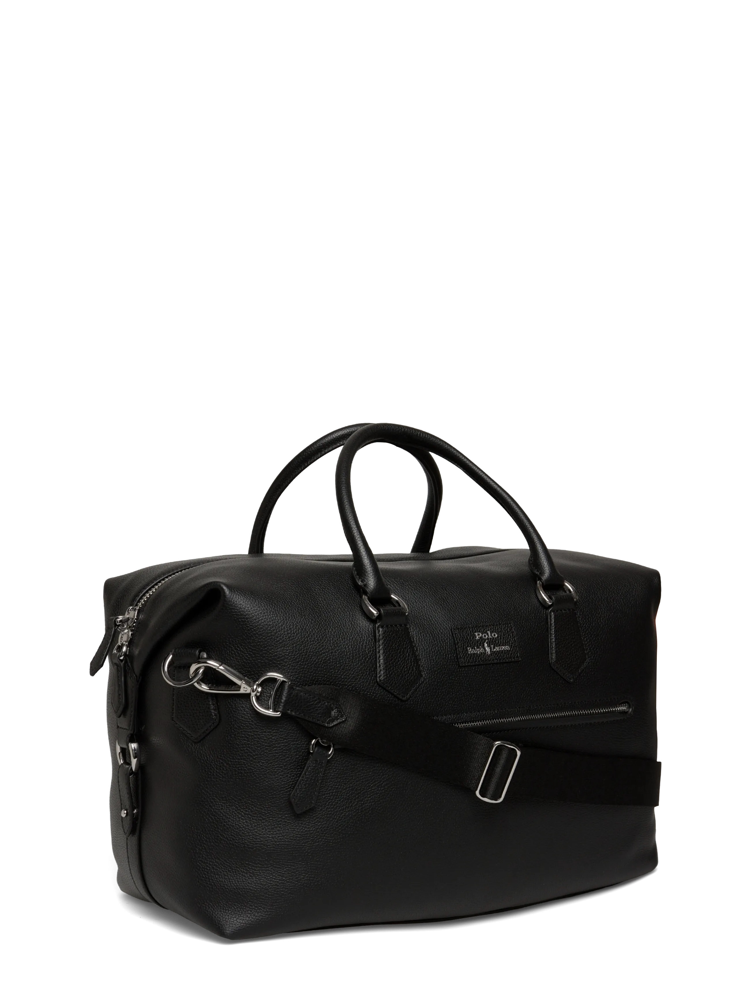 Polo Ralph Lauren - Pebbled Leather Duffel - osta olukorra järgi - black - 2