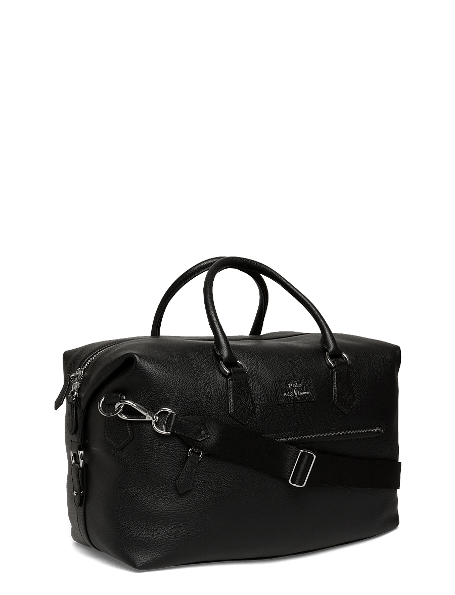 Polo Ralph Lauren - Pebbled Leather Duffel - osta olukorra järgi - black - 2