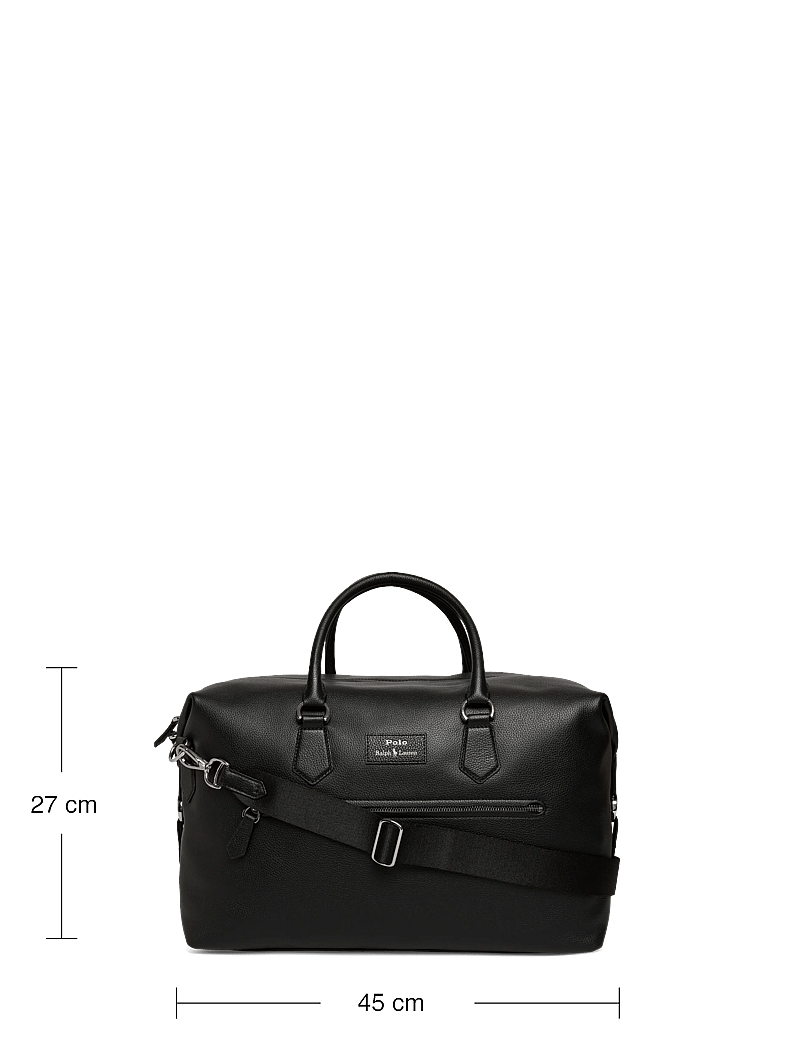 Polo Ralph Lauren - Pebbled Leather Duffel - shop efter anledning - black - 3